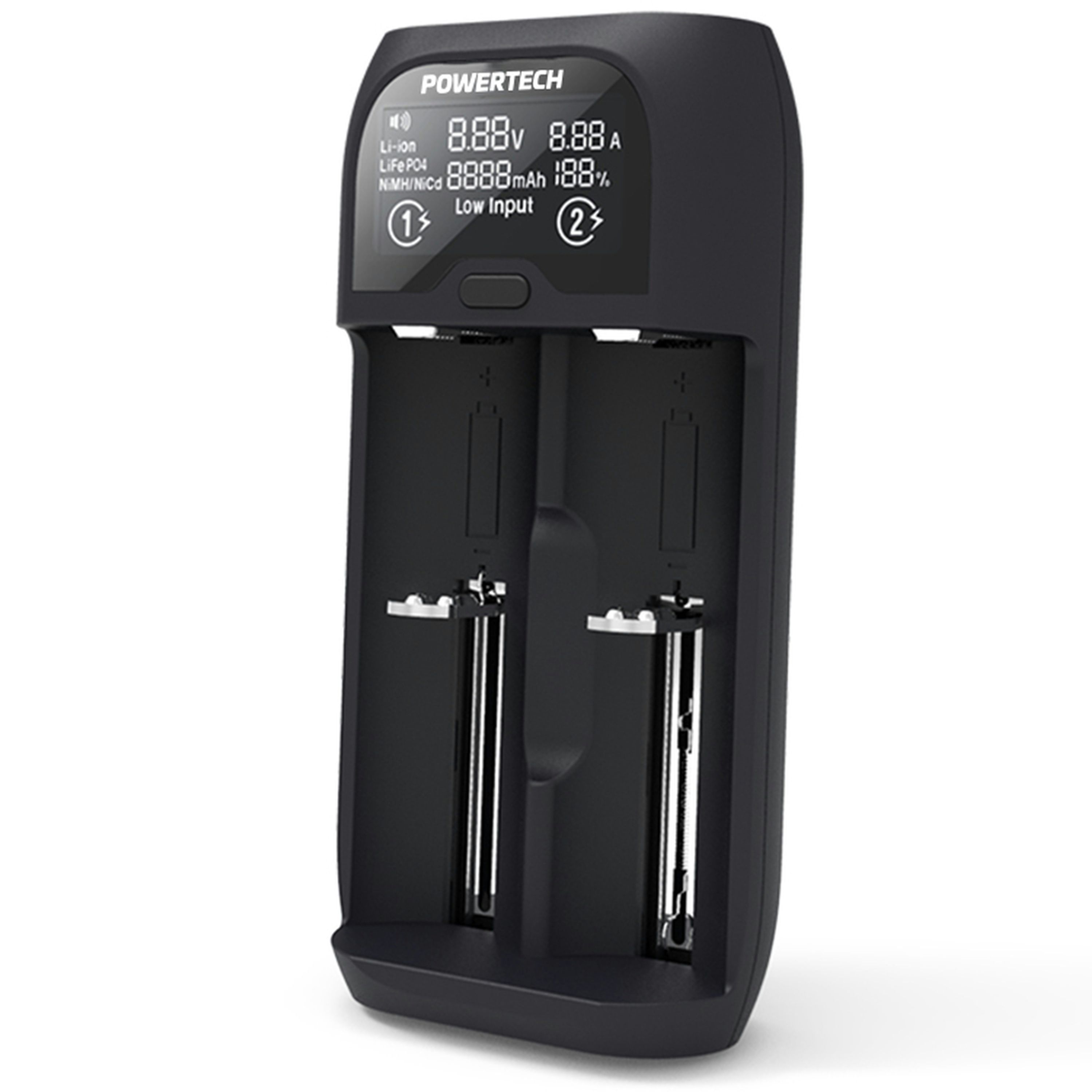 2-Channel Universal Fast Charger with LCD