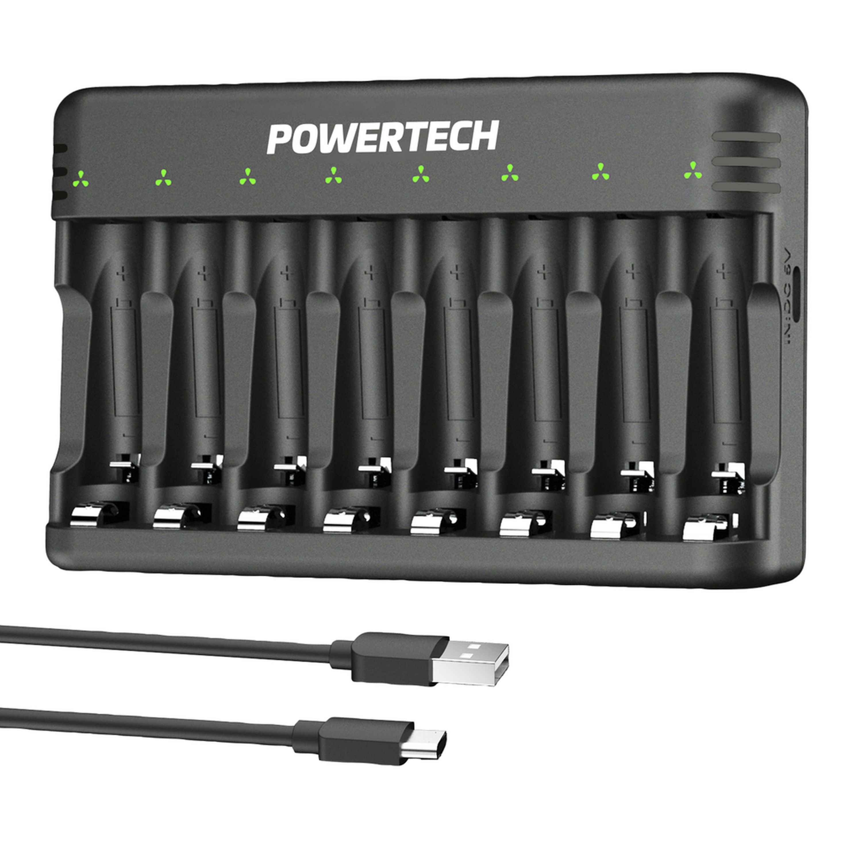8-Channel Universal Ni-MH/Cd/Li-ion Battery Charger 