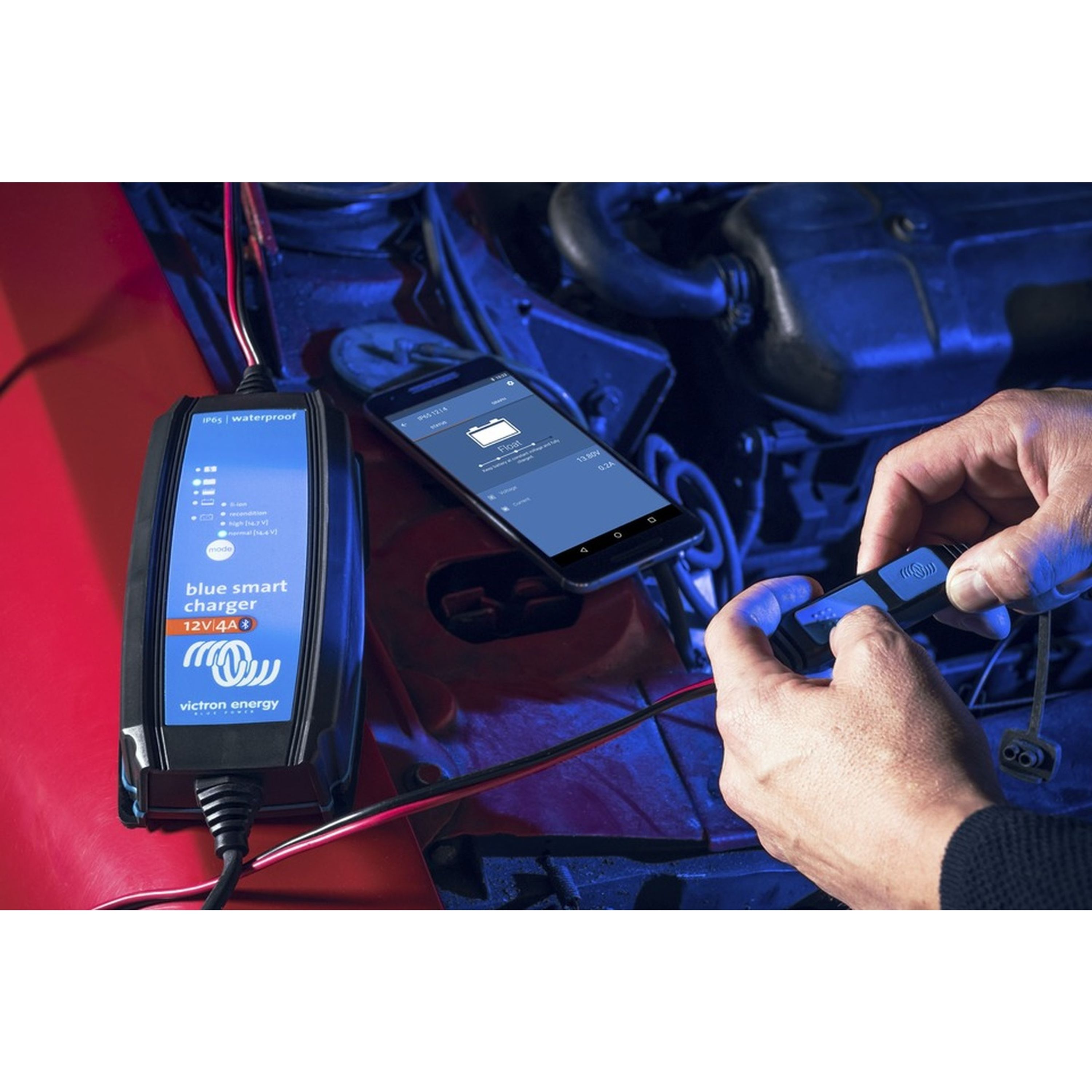 Victron Profesional IP65 Blue Smart Charger 12V 5A with Bluetooth and DC Connector