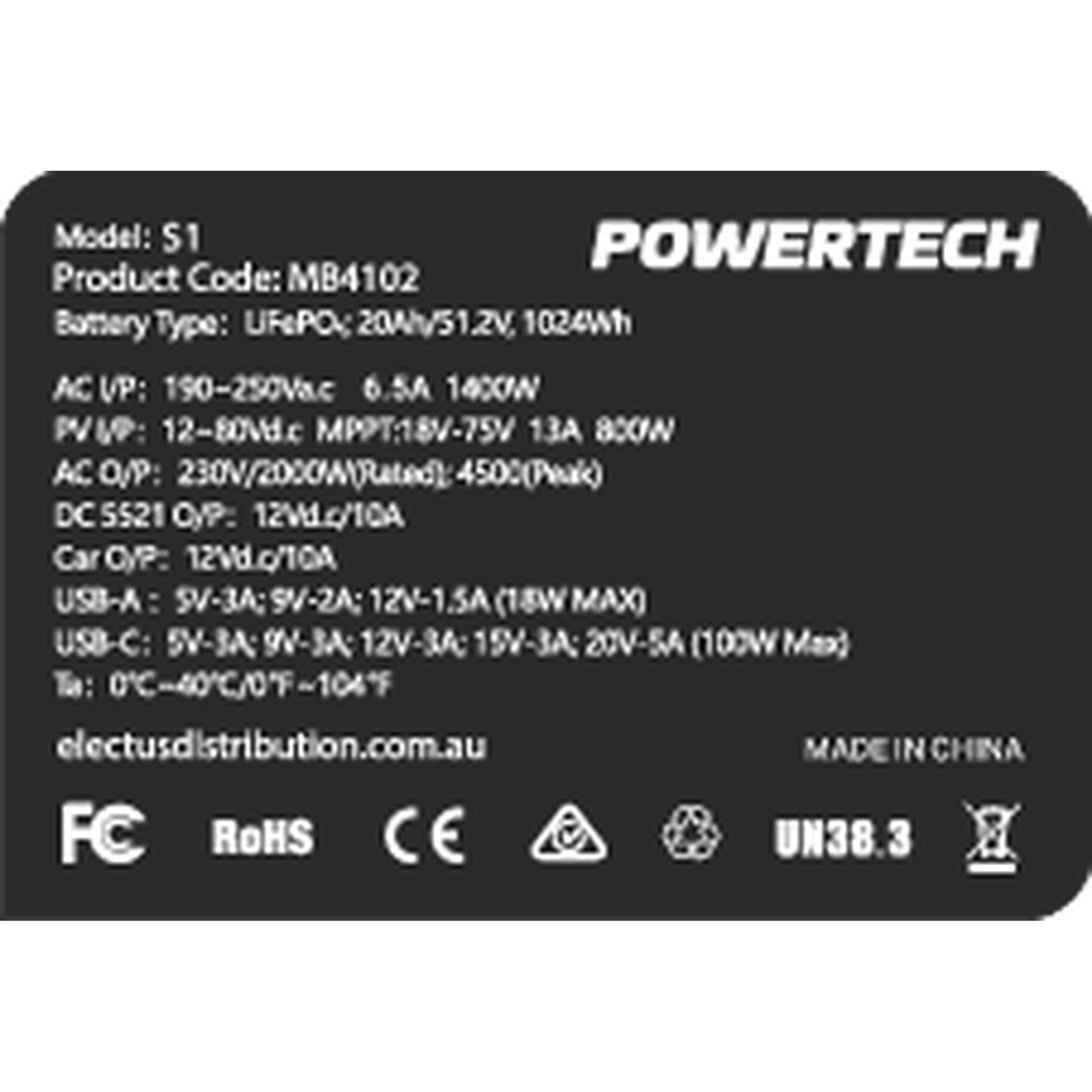 2000W 1024Wh Power Station
