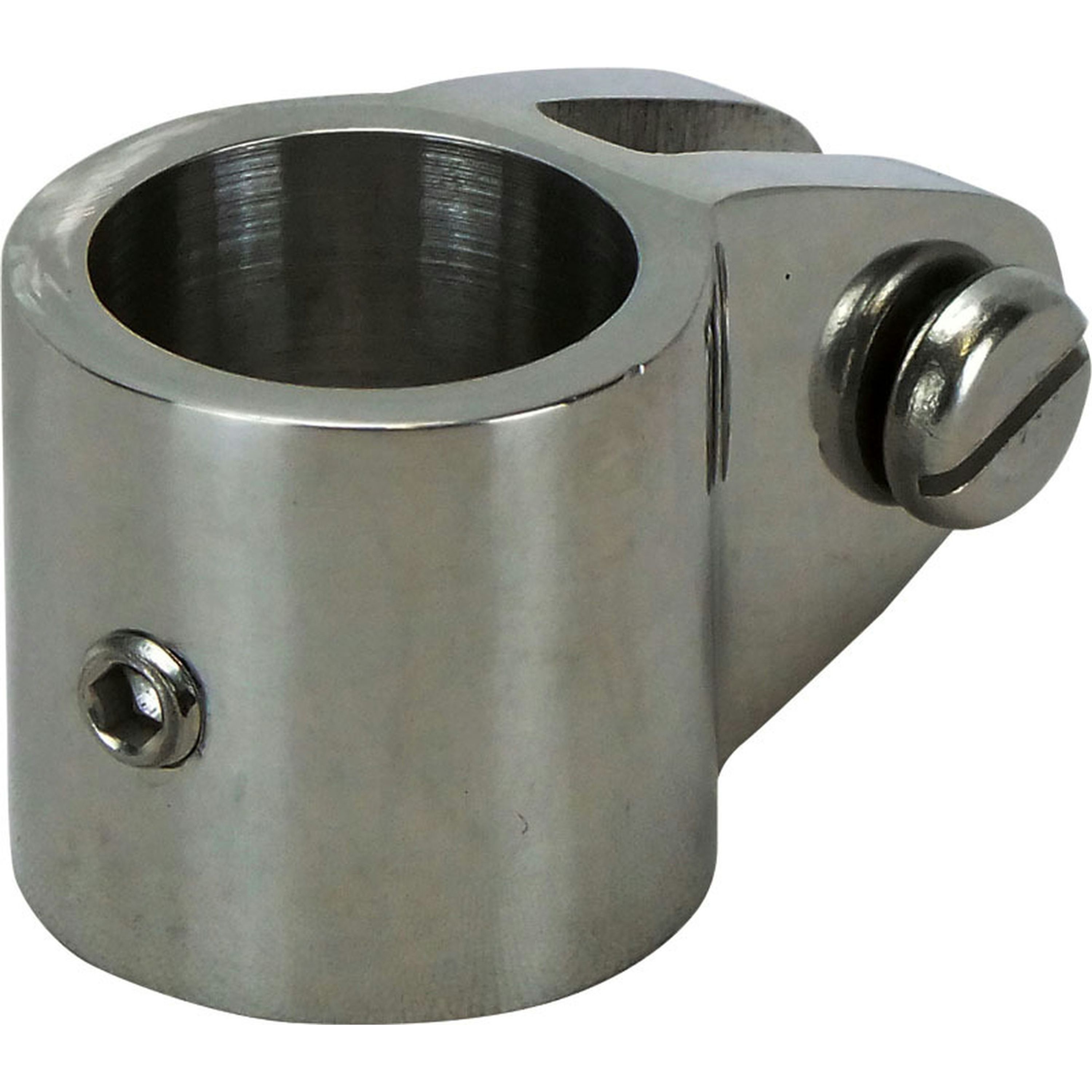 Canopy Tube Coupling Clamps - 316 S/Steel Suits 22mm Tube With Grubscrew
