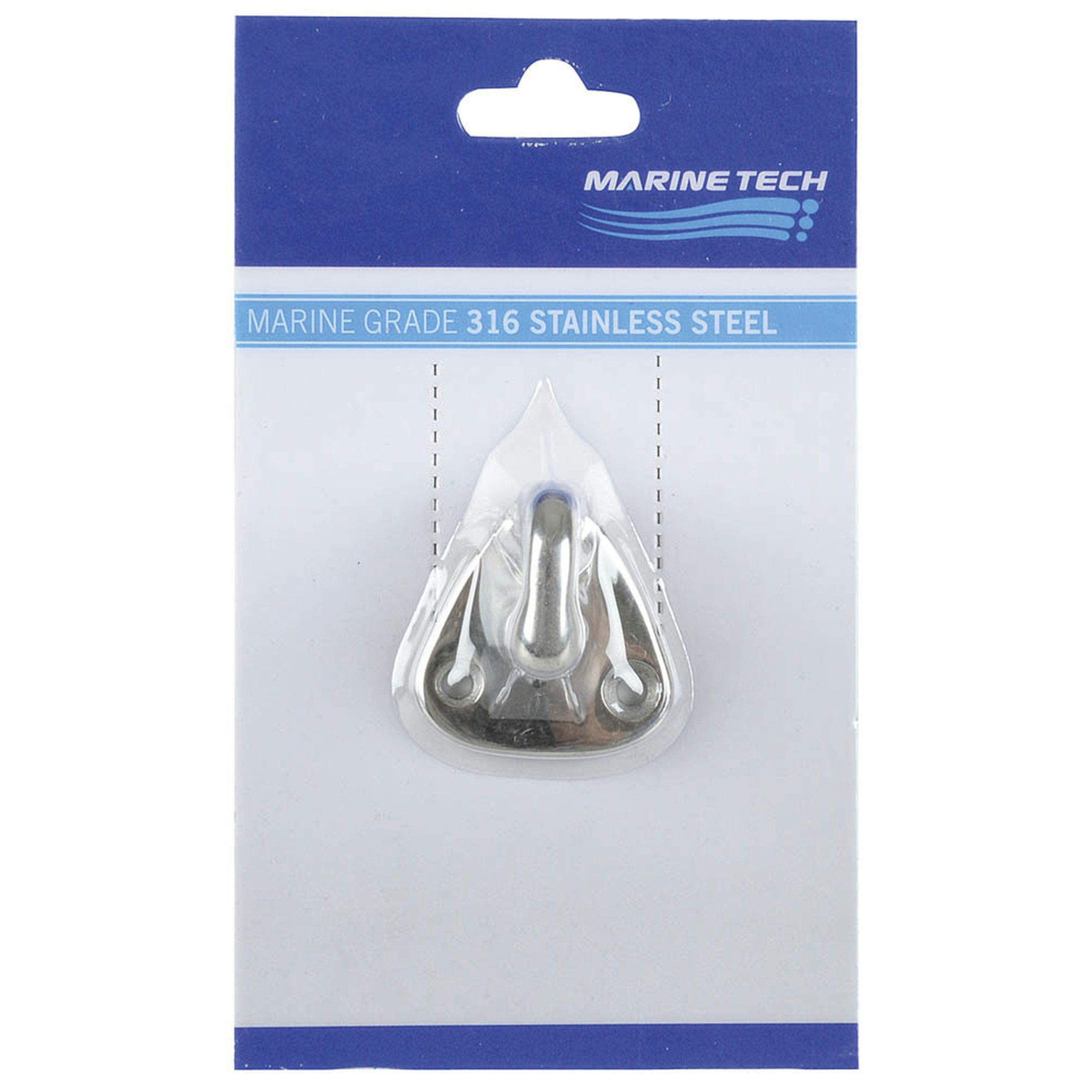 Canopy Loops & Eyes Hooks Loops - Stainless 316 cast 2 x No. 8 c/s Screws or 4mm