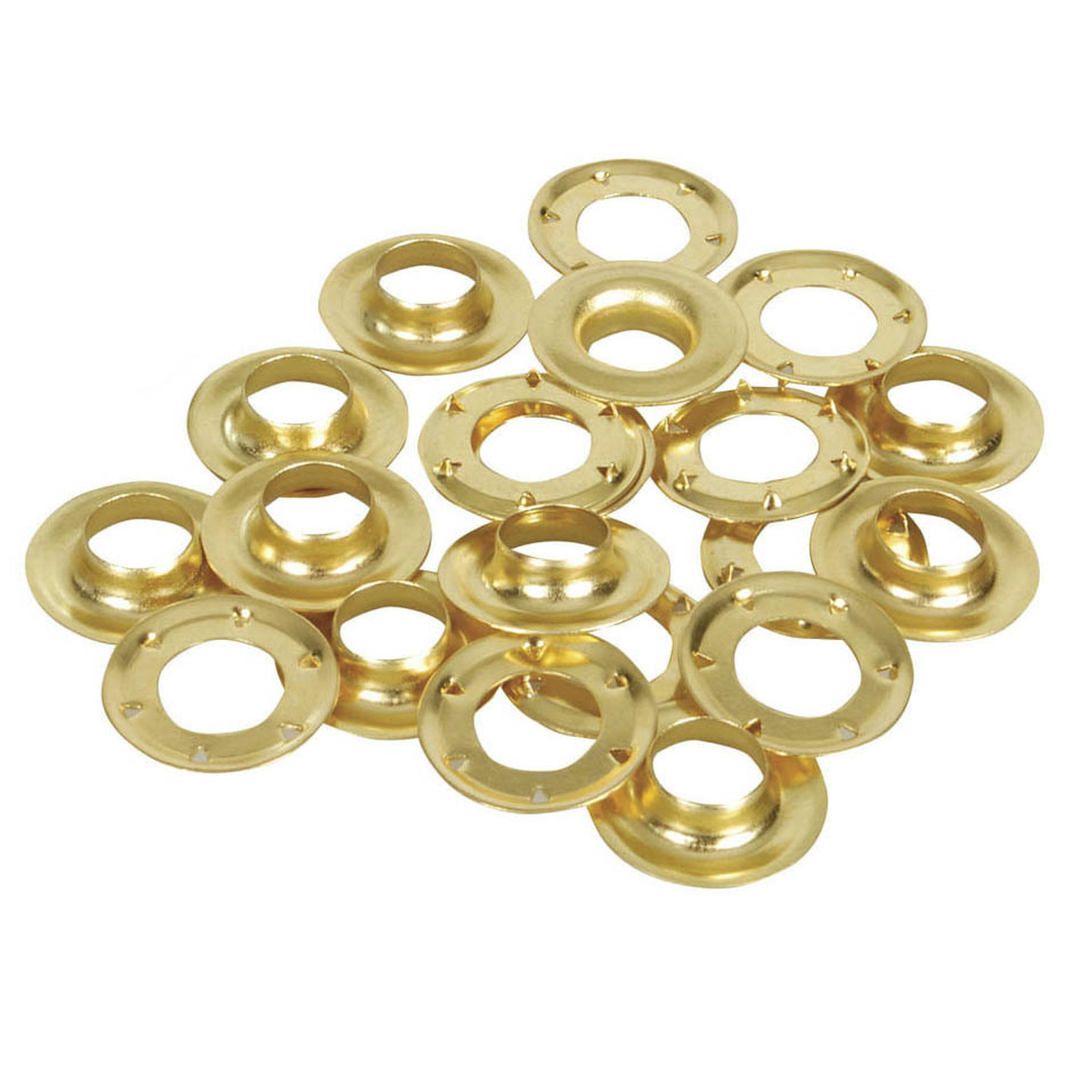 Canopy Eyelets Kit with Eyelet Tool - 12mm Brass Pk. 10