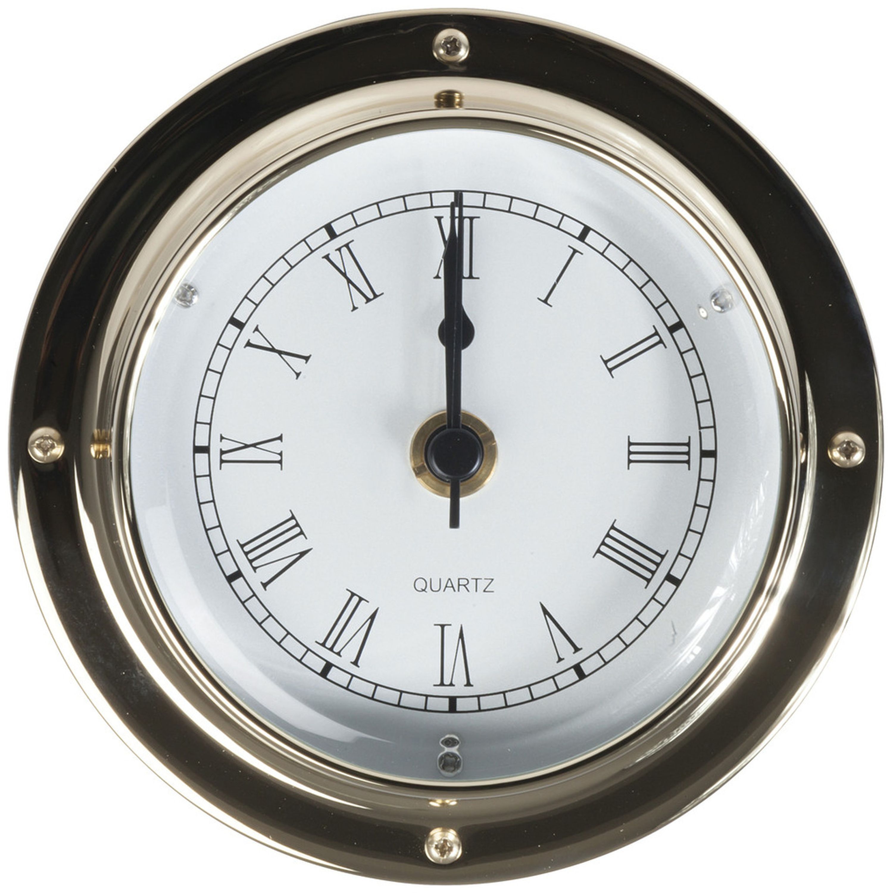 Brass Clock 120 x 37mm