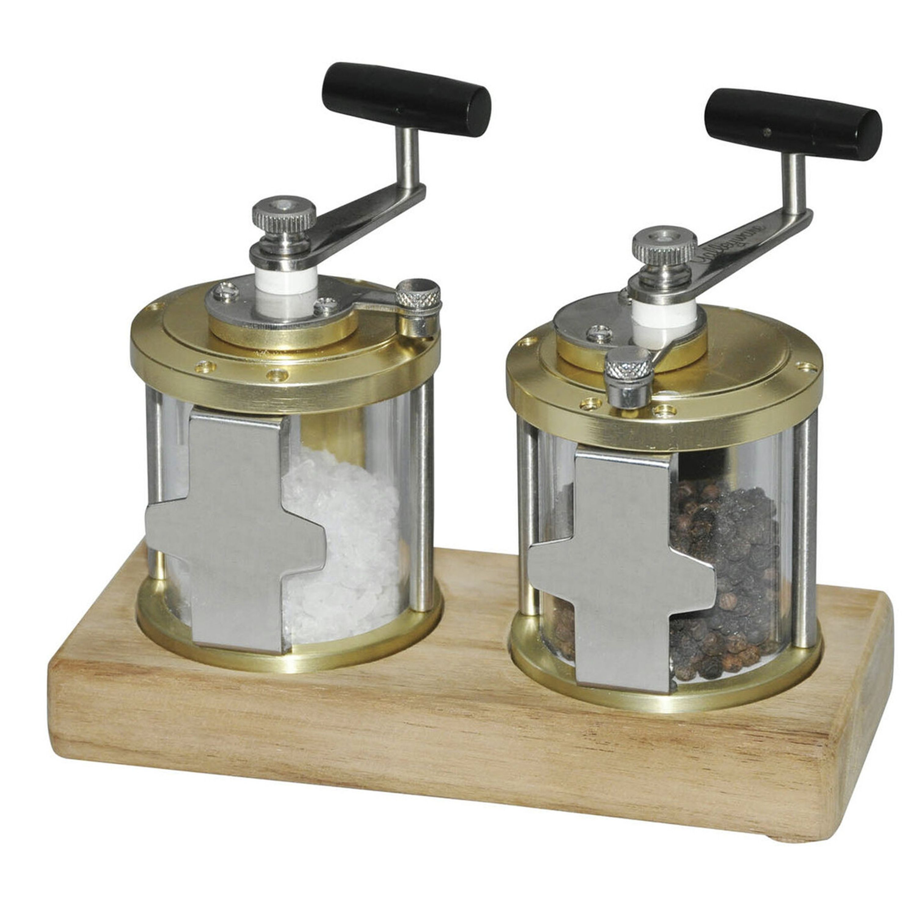 Fishing Reel Inspired Salt and Pepper Grinders