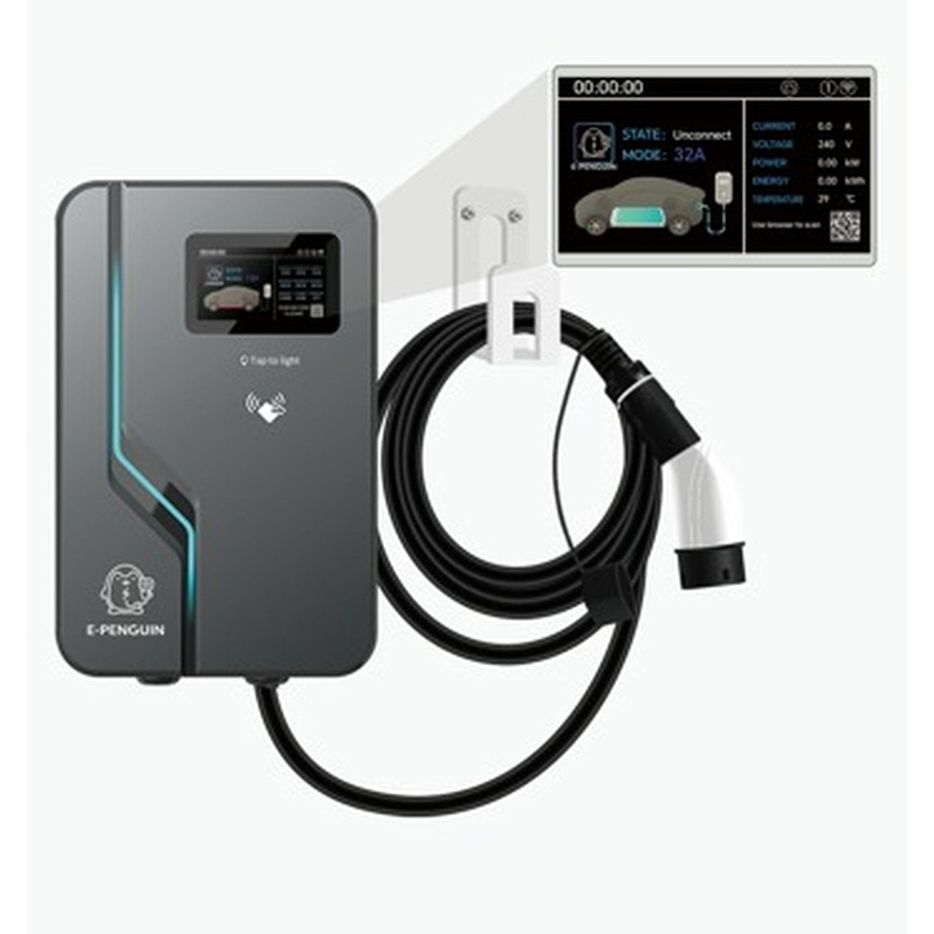 EV CHARGER AC 7-22KW WITH 5M CABLE