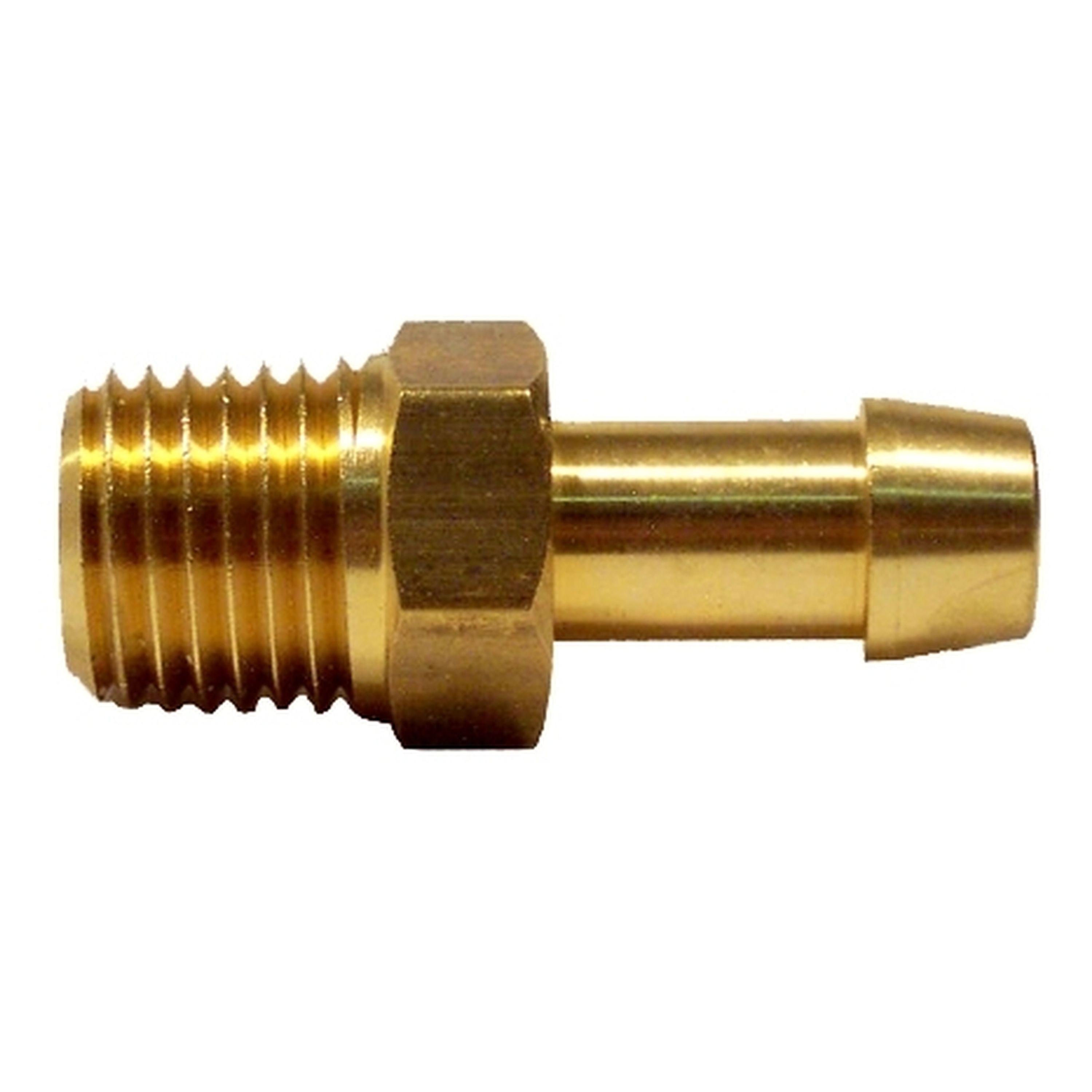 Brass Fuel Fitting 1/4 NTP to 8mm Barb
