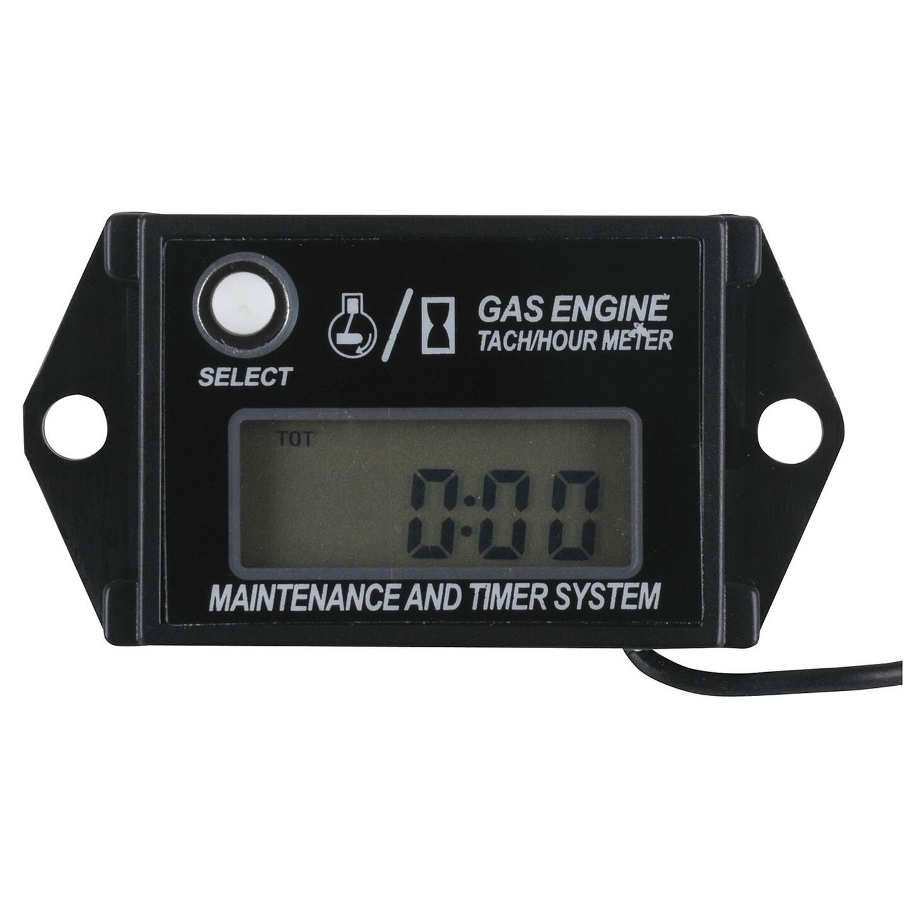 Resettable Tacho and Hour Meter - Engine Maintenance and Timer System