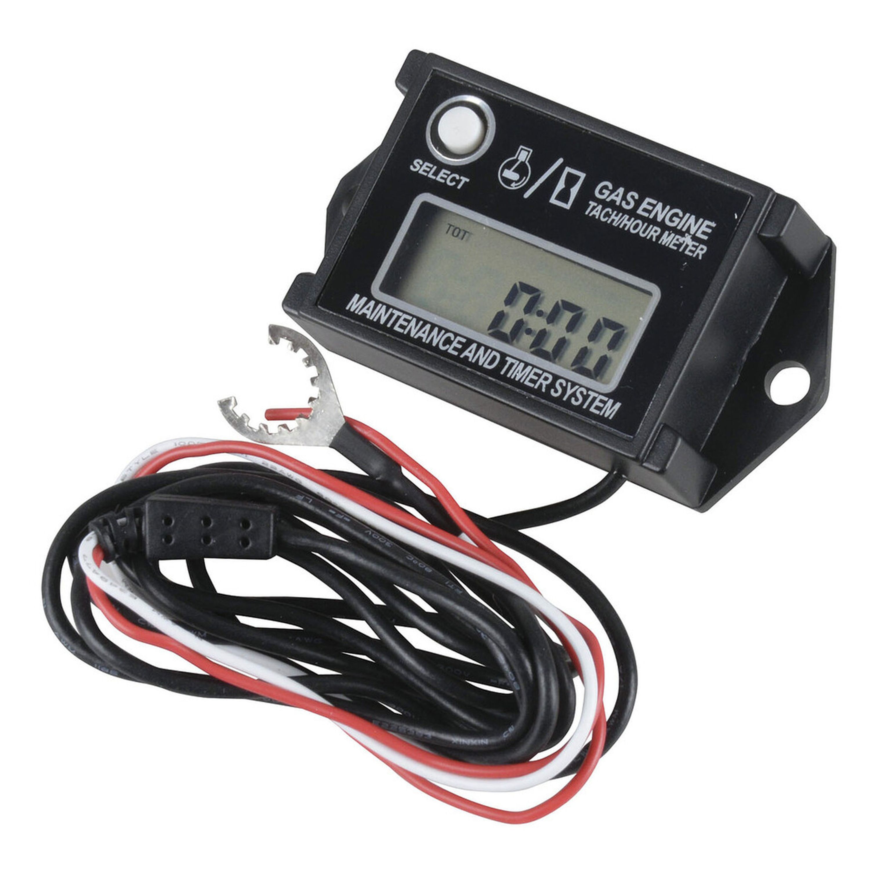 Resettable Tacho and Hour Meter - Engine Maintenance and Timer System