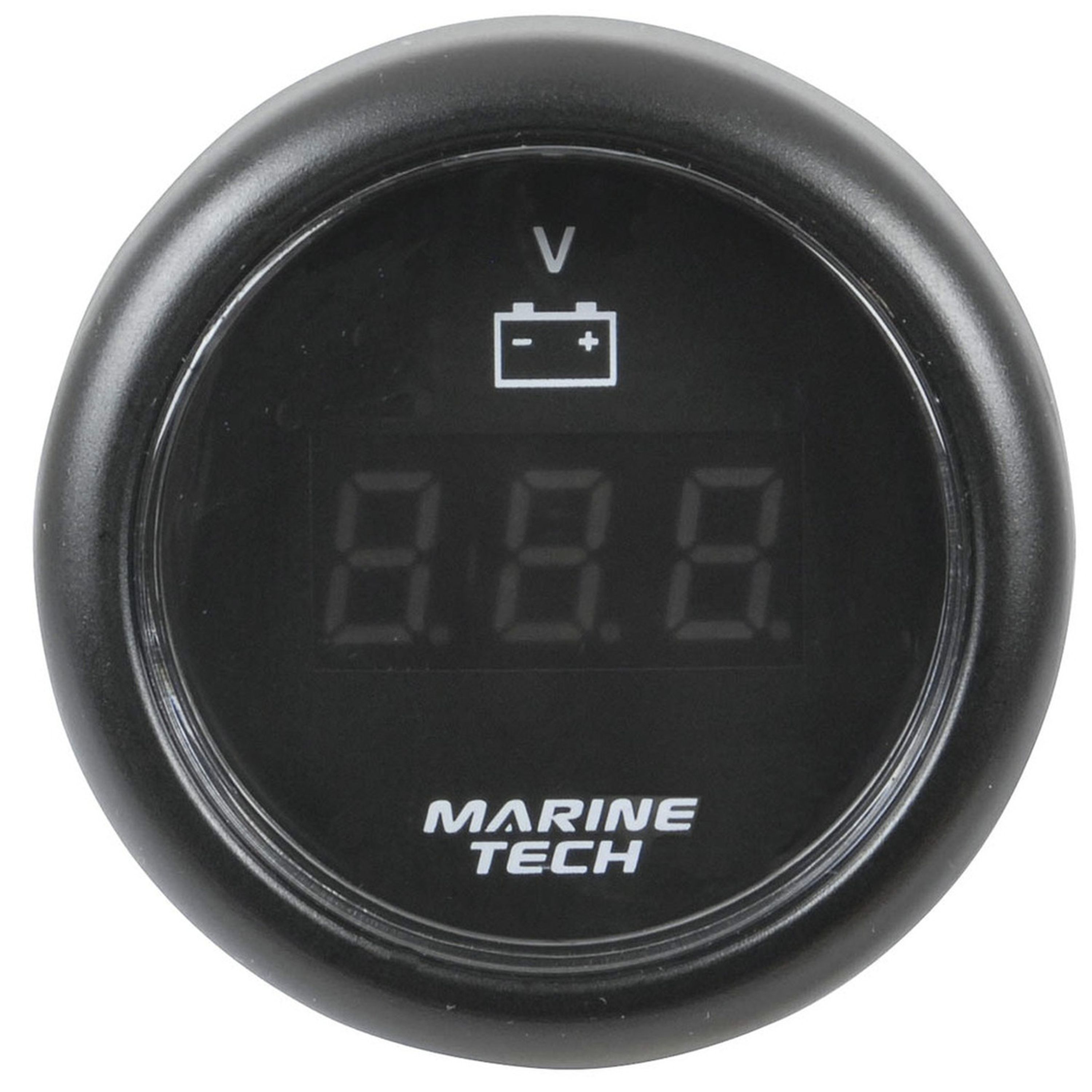 Battery Volt Meter Digital 8-32V - Digital Black