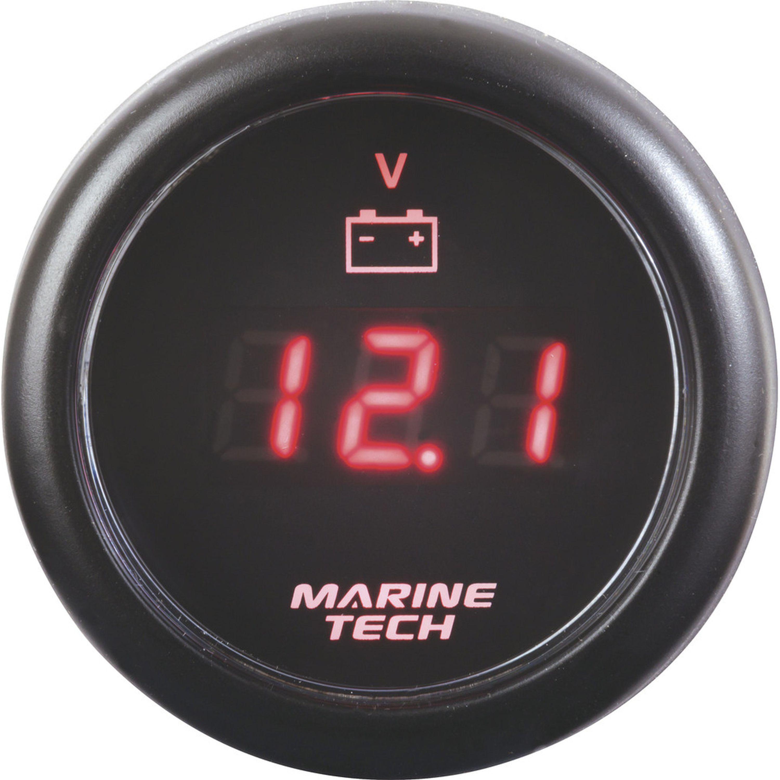 Battery Volt Meter Digital 8-32V - Digital Black