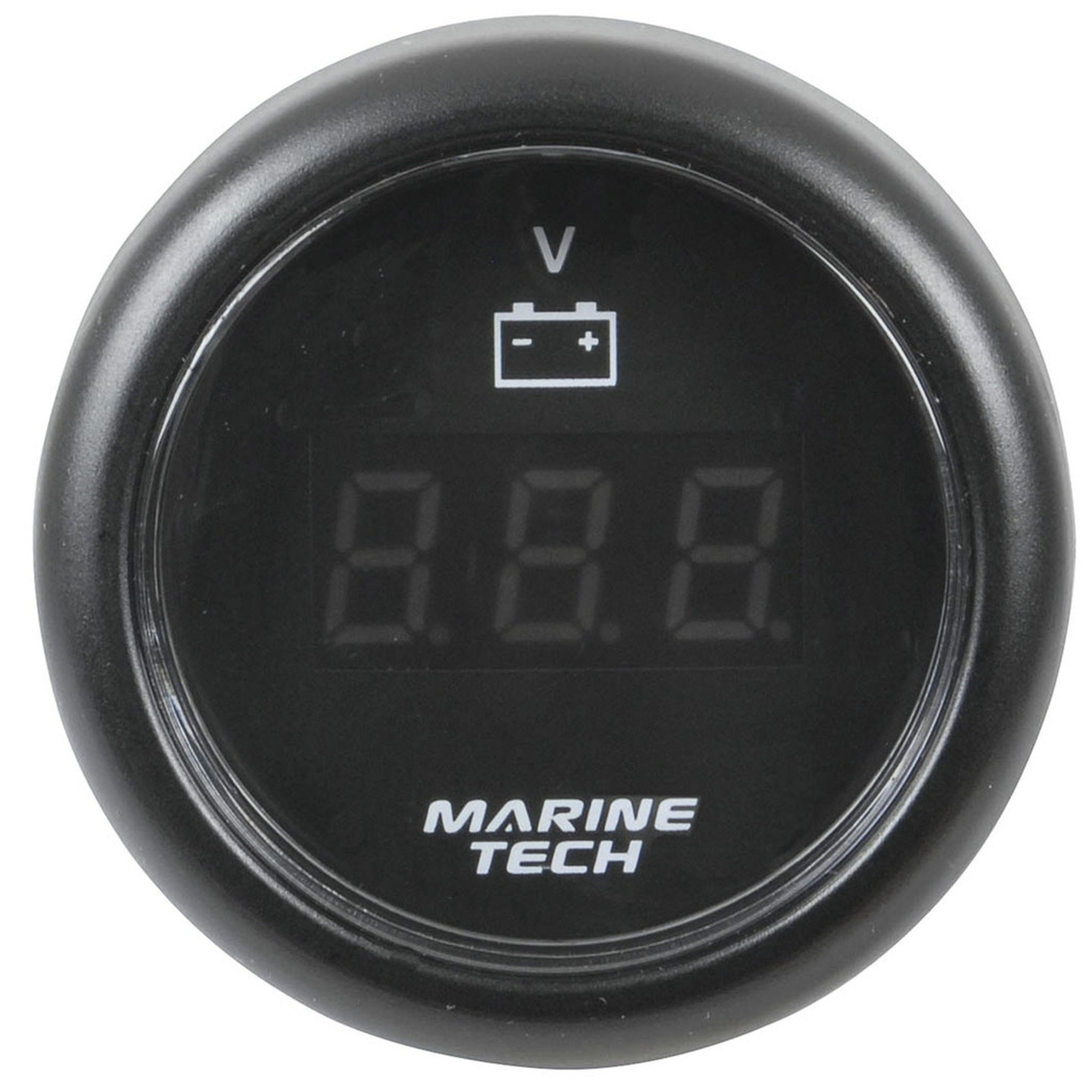 Battery Volt Meter Digital 8-32V - Digital Black