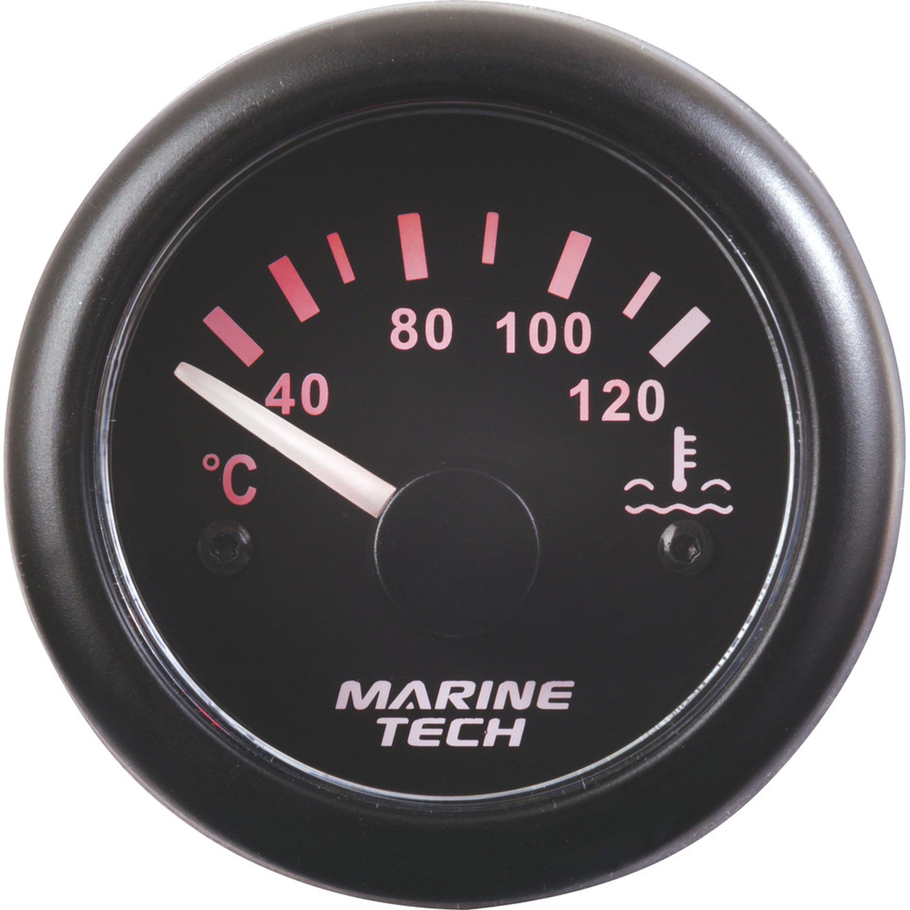 Water Temperature Gauge - Black