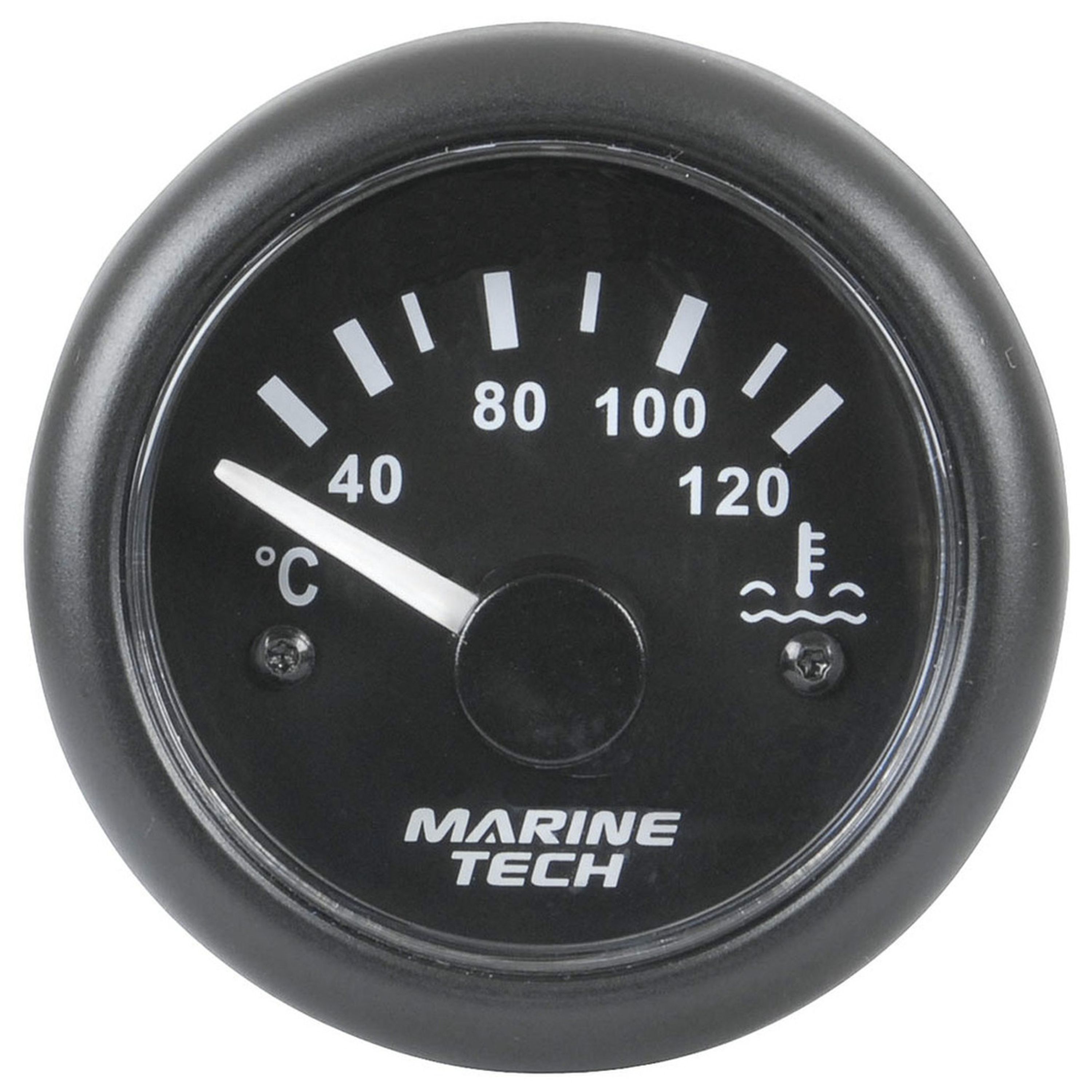 Water Temperature Gauge - Black