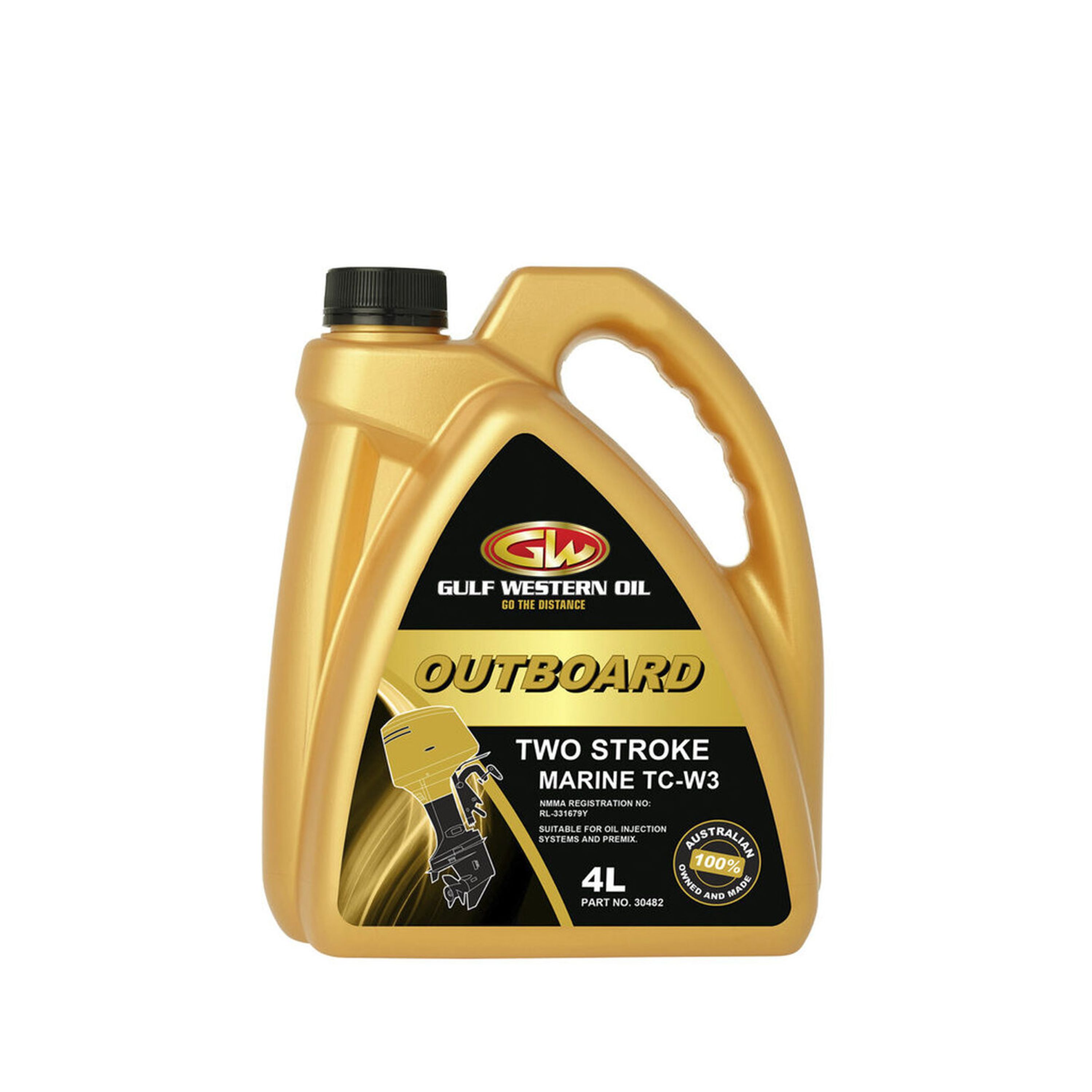 2 Stroke Outboard oil TC-W3 4 Litre