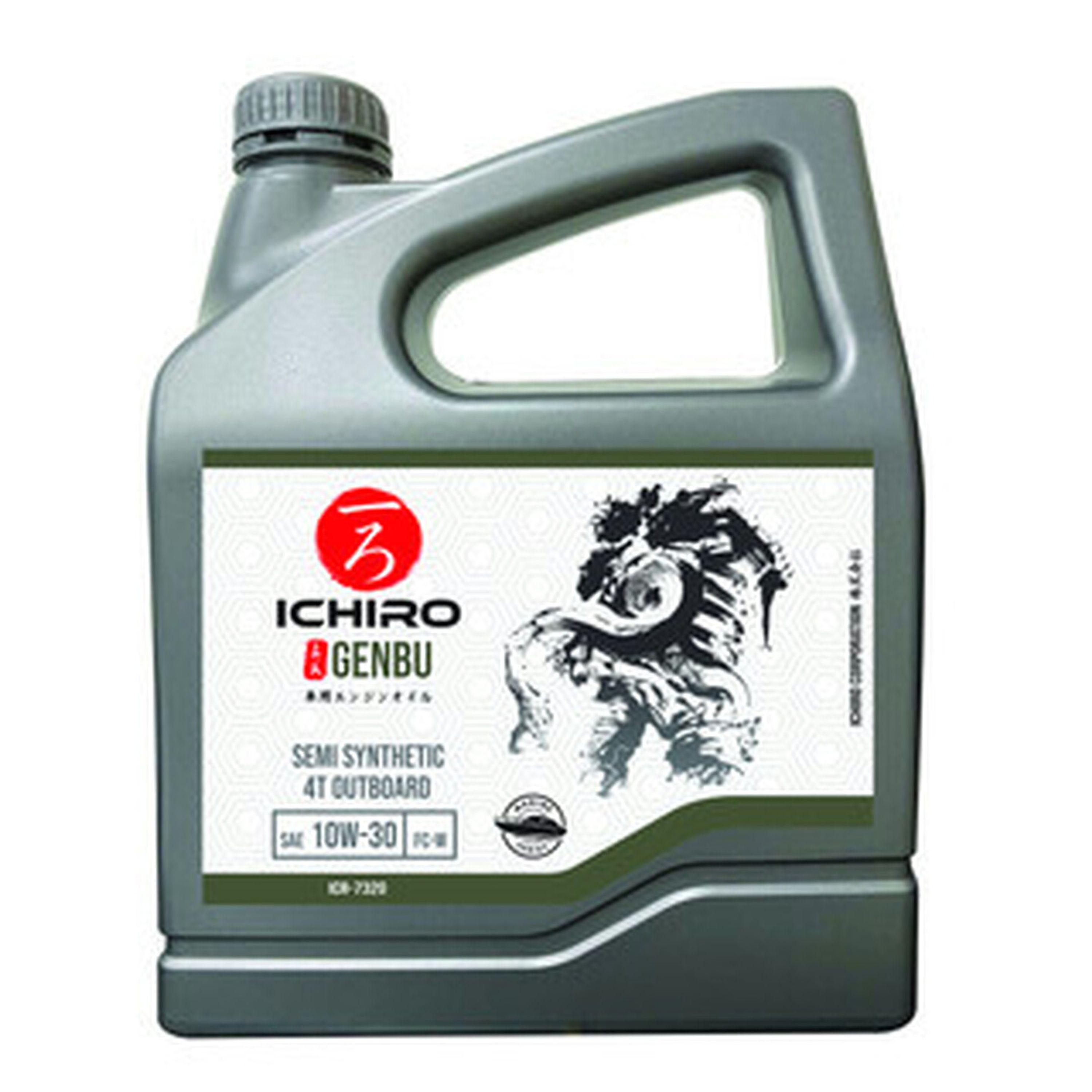 SEMI-SYNTTC 4 STROKE SAE 10E-30 OUTBOARD ENGINE OIL ICHIRO 4L