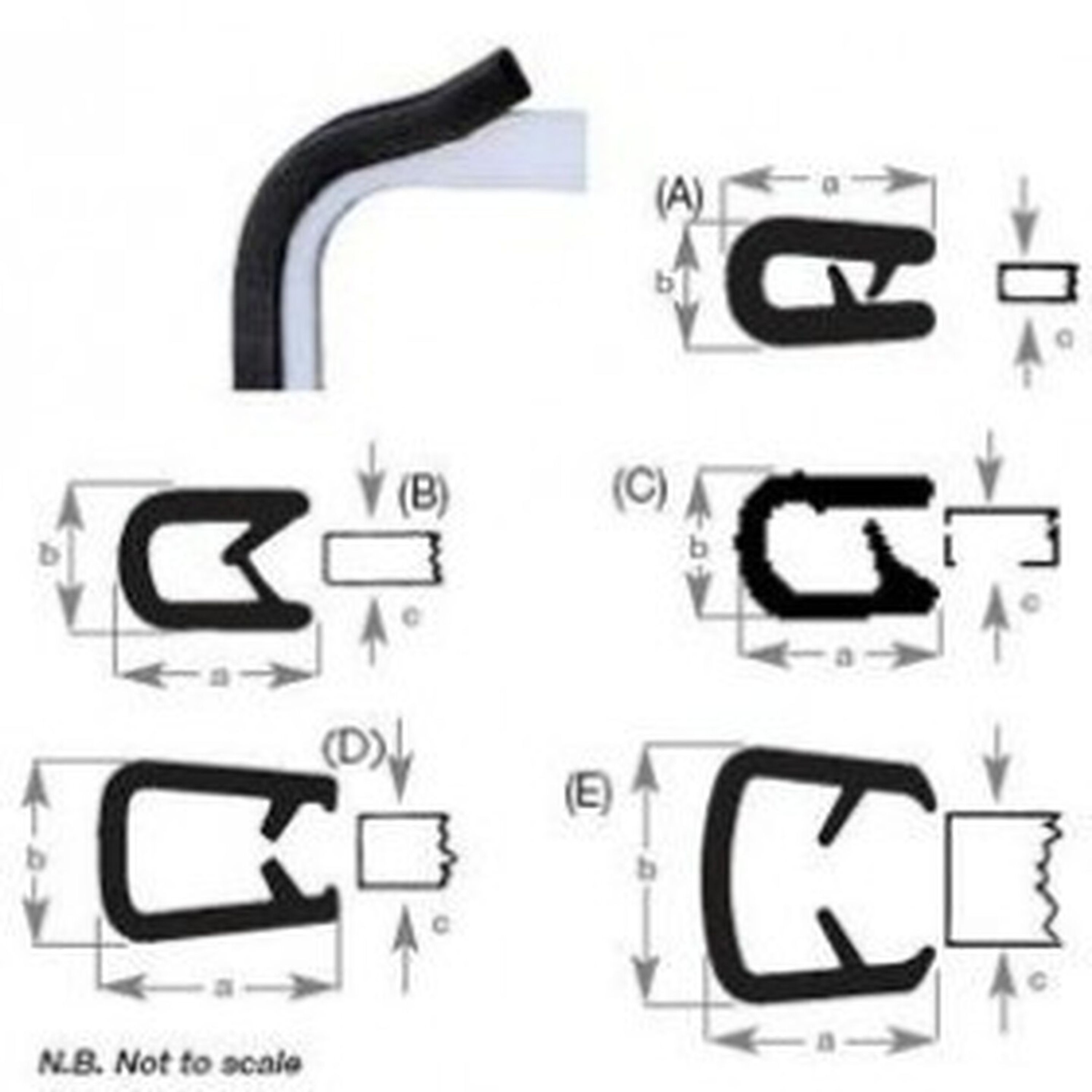 Edge Trim - Black Trim