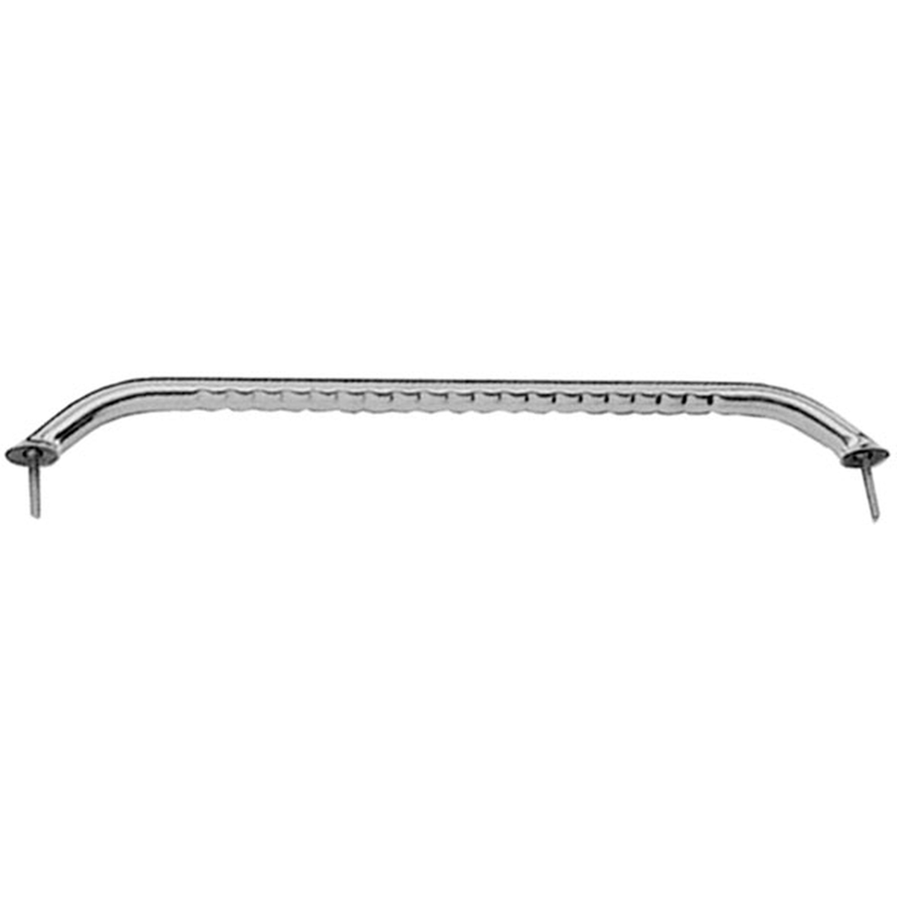 Handrail 316 Stainless Steel - Wave Pattern Grip - 25mm dia x 350mm Long