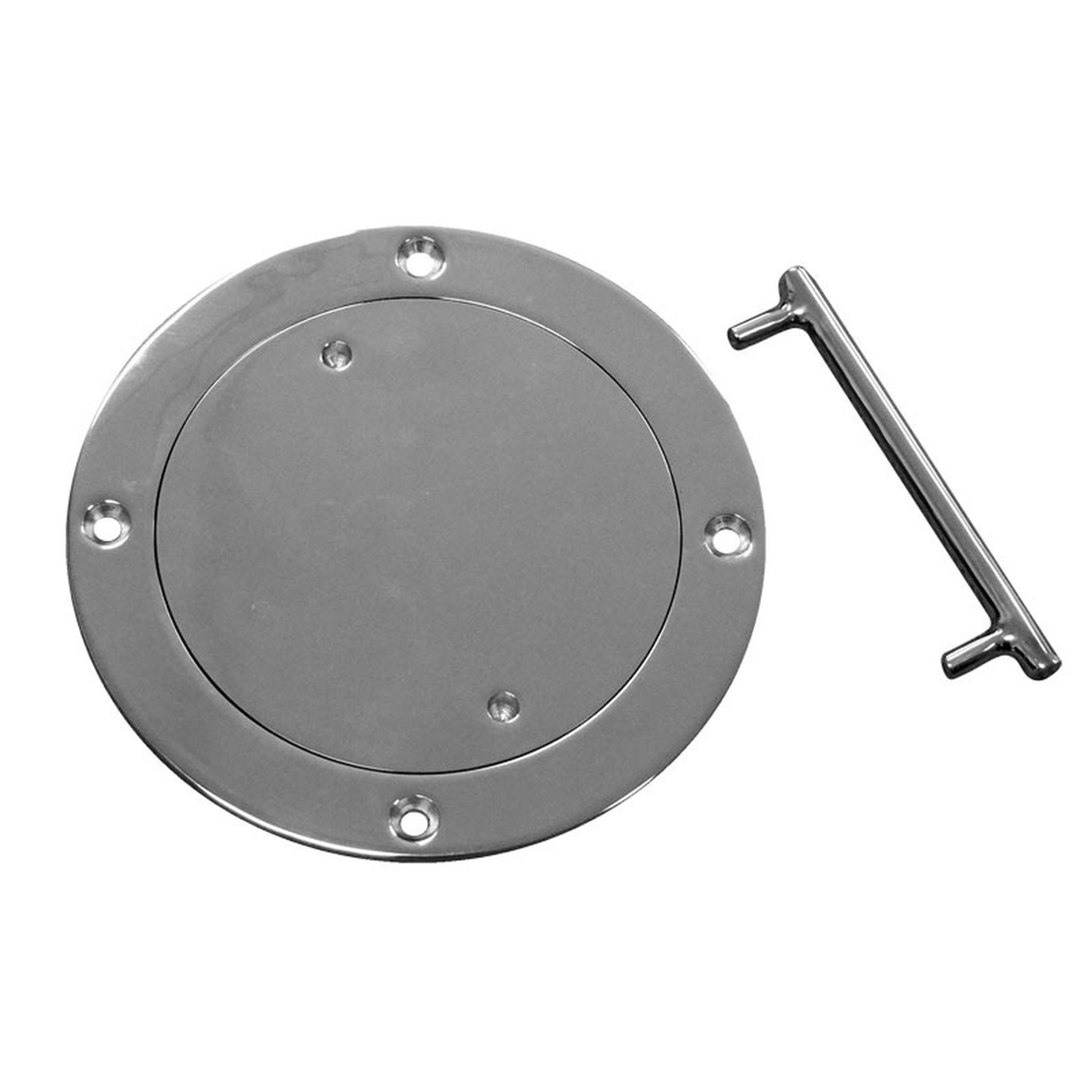 Metal Deck Plate with Key - 140mm Outer Diameter / 100mm Opening
