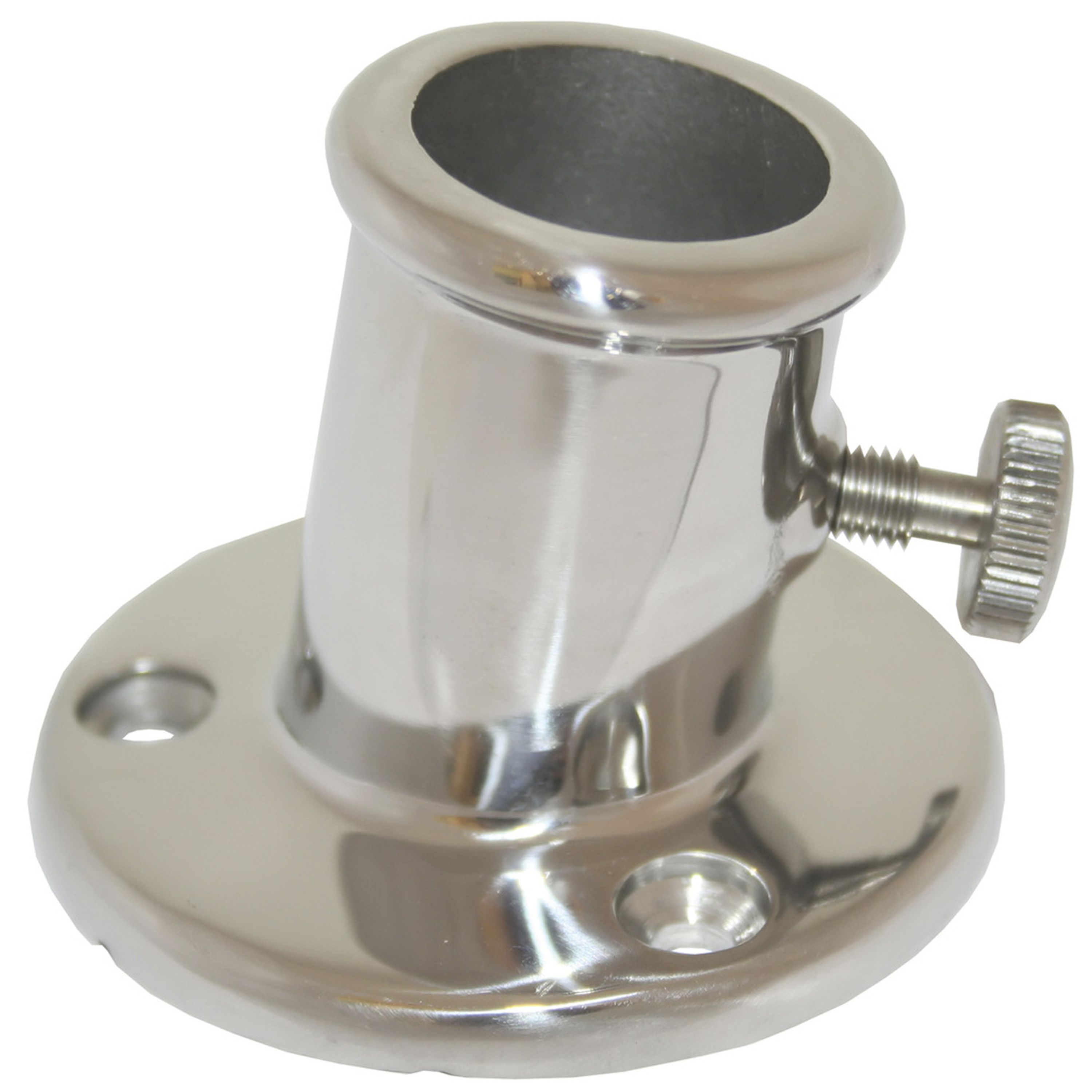 Flagstaff Socket - suits MIC045 series - Base 65mm dia 3 x 5mm or 3/16 Screws