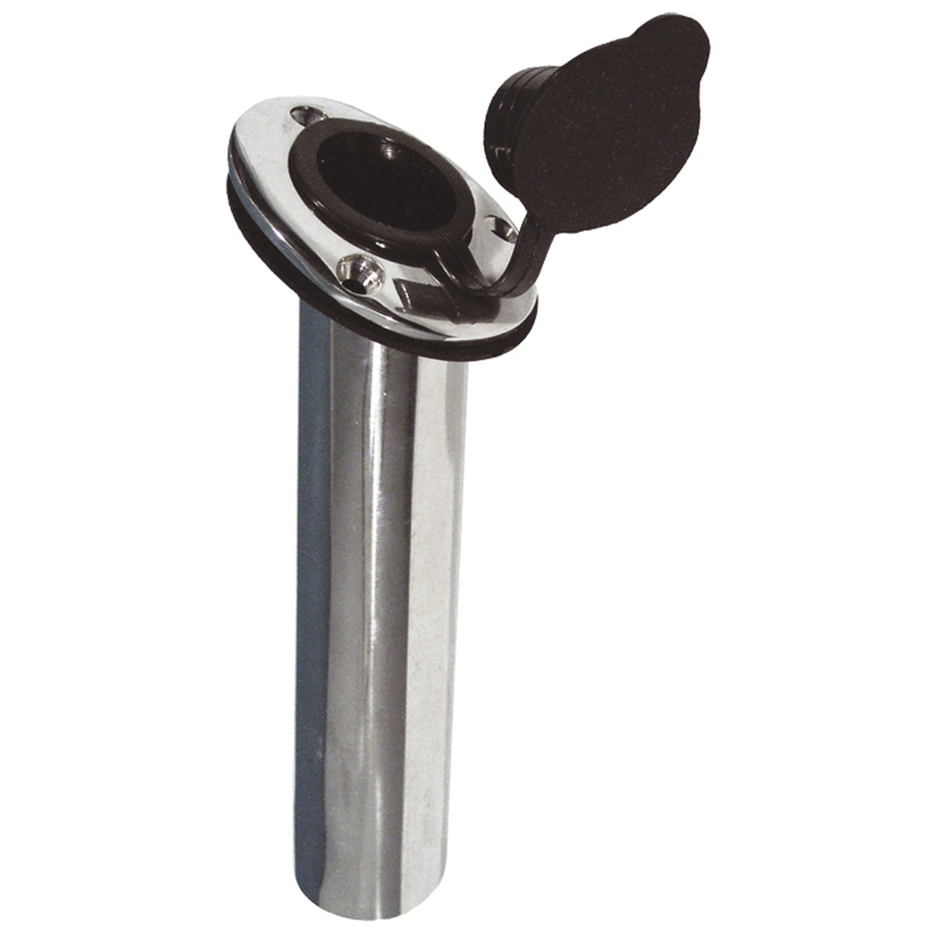 Oval Top Rod Holders - With Cap Stainless Steel Heavy Duty