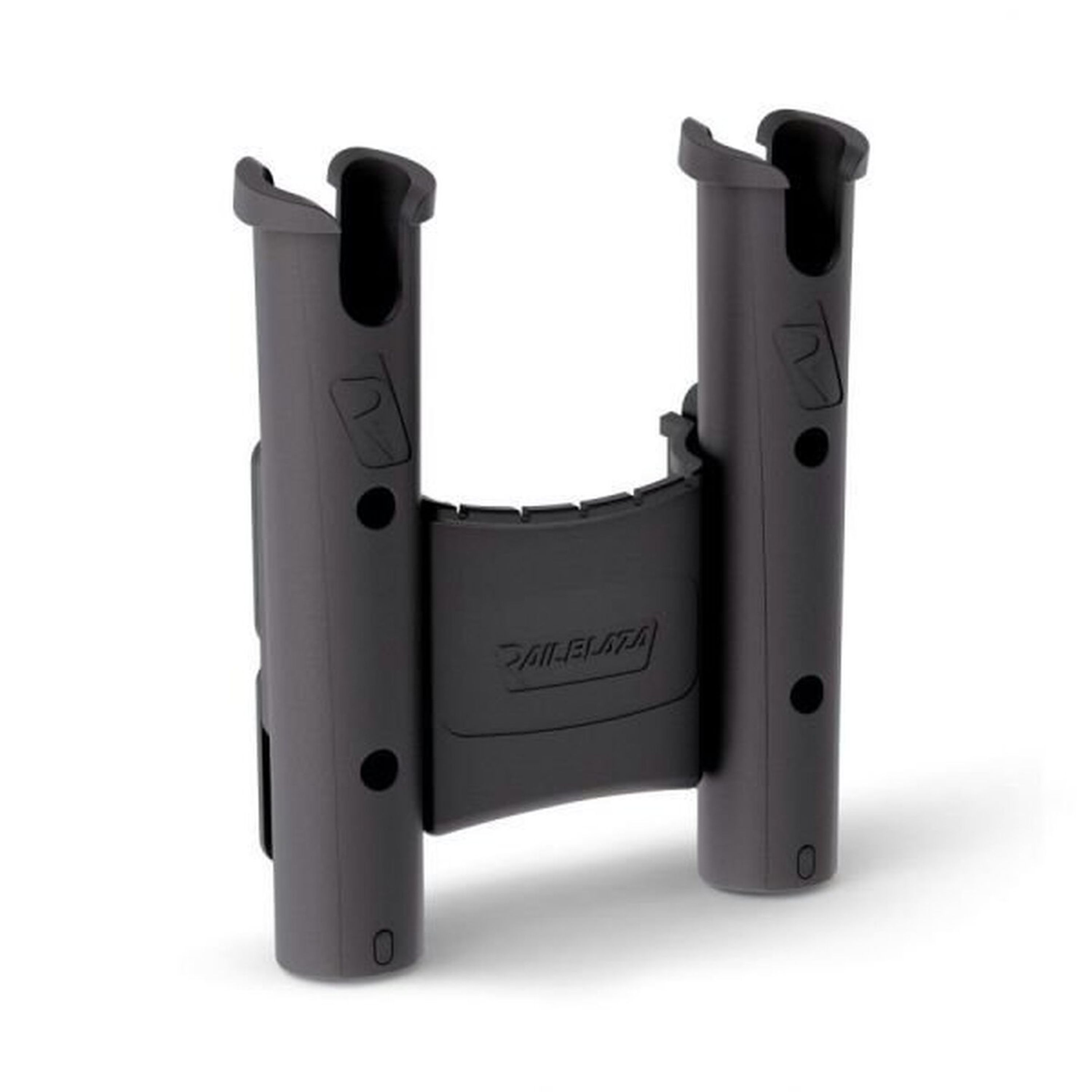 RAILBLAZA RodStow Double Vertical Rod Holder with Caddy Black