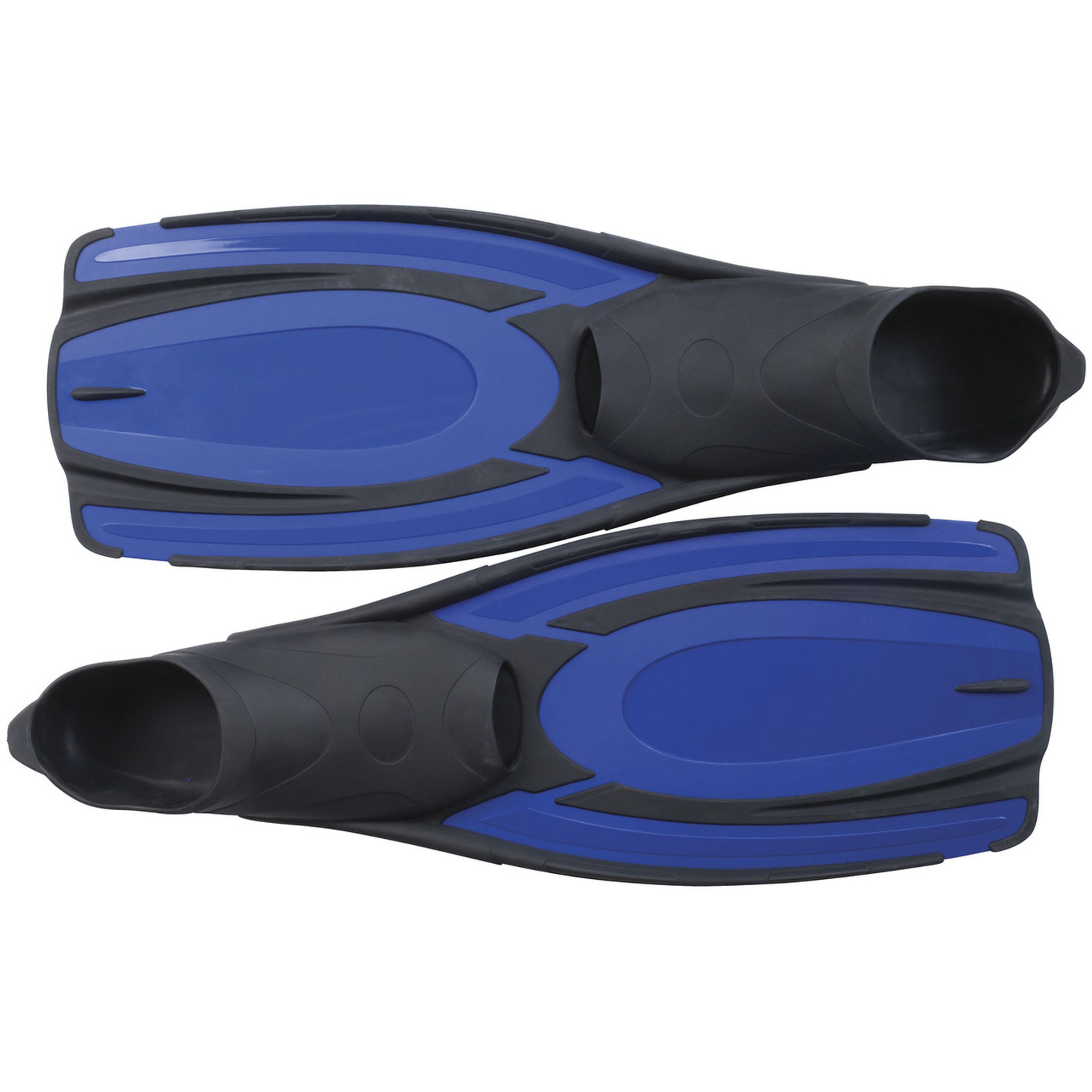 Blue Diving Fins Size L - Mens Size 9.5 / Womens Size 12