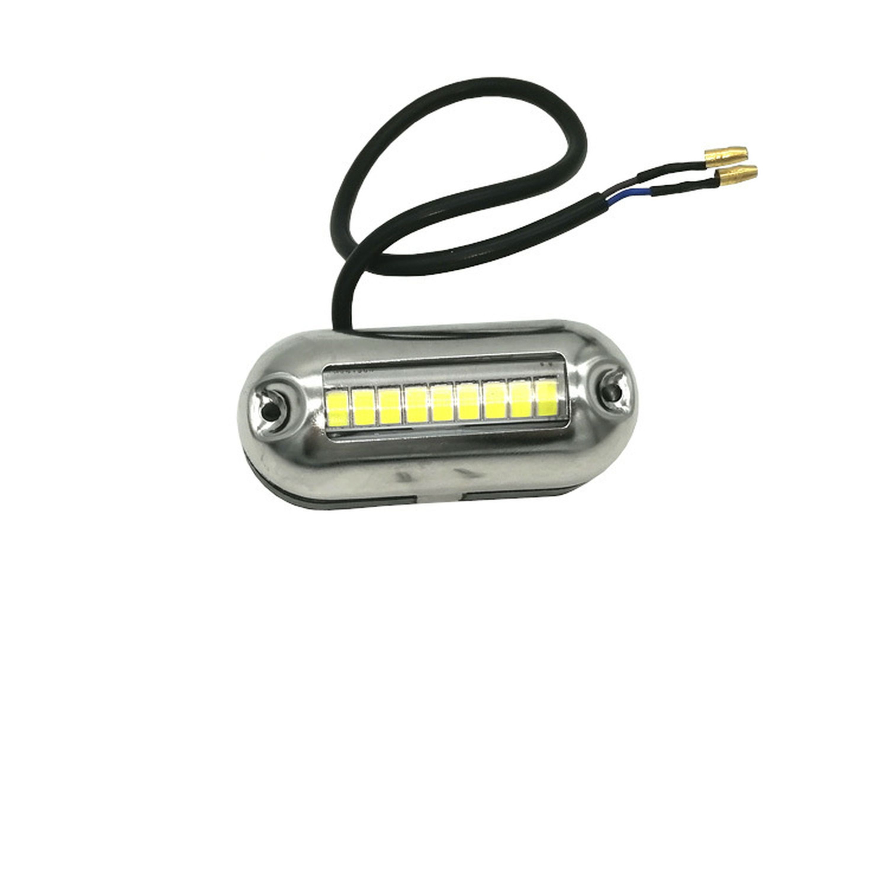 Stainless Steel Underwater LEDs for Trailer or Boats - 9 x Blue LEDs
