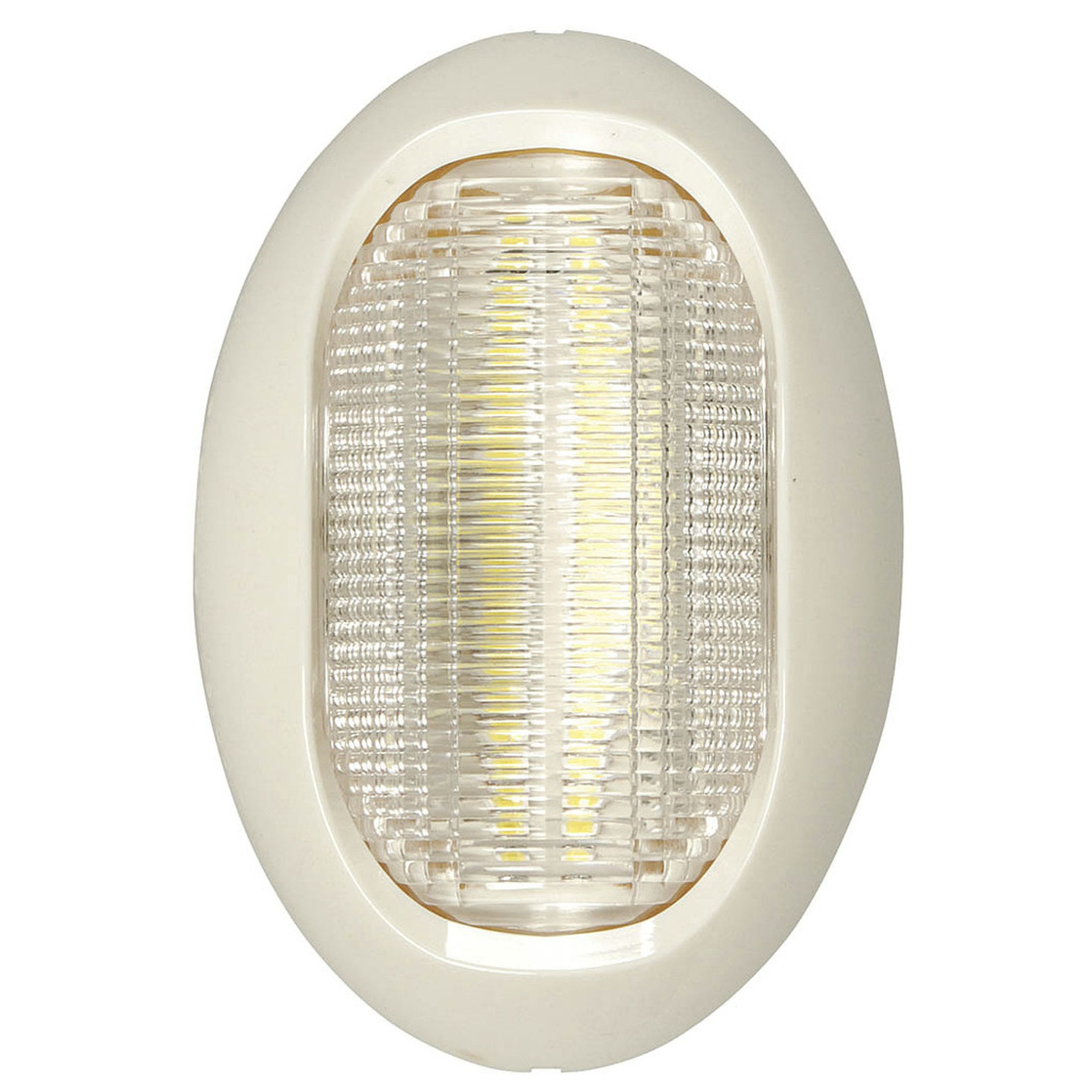 Fixed Stern Lights - LED - Oval - White - 75 x 52 x24mm