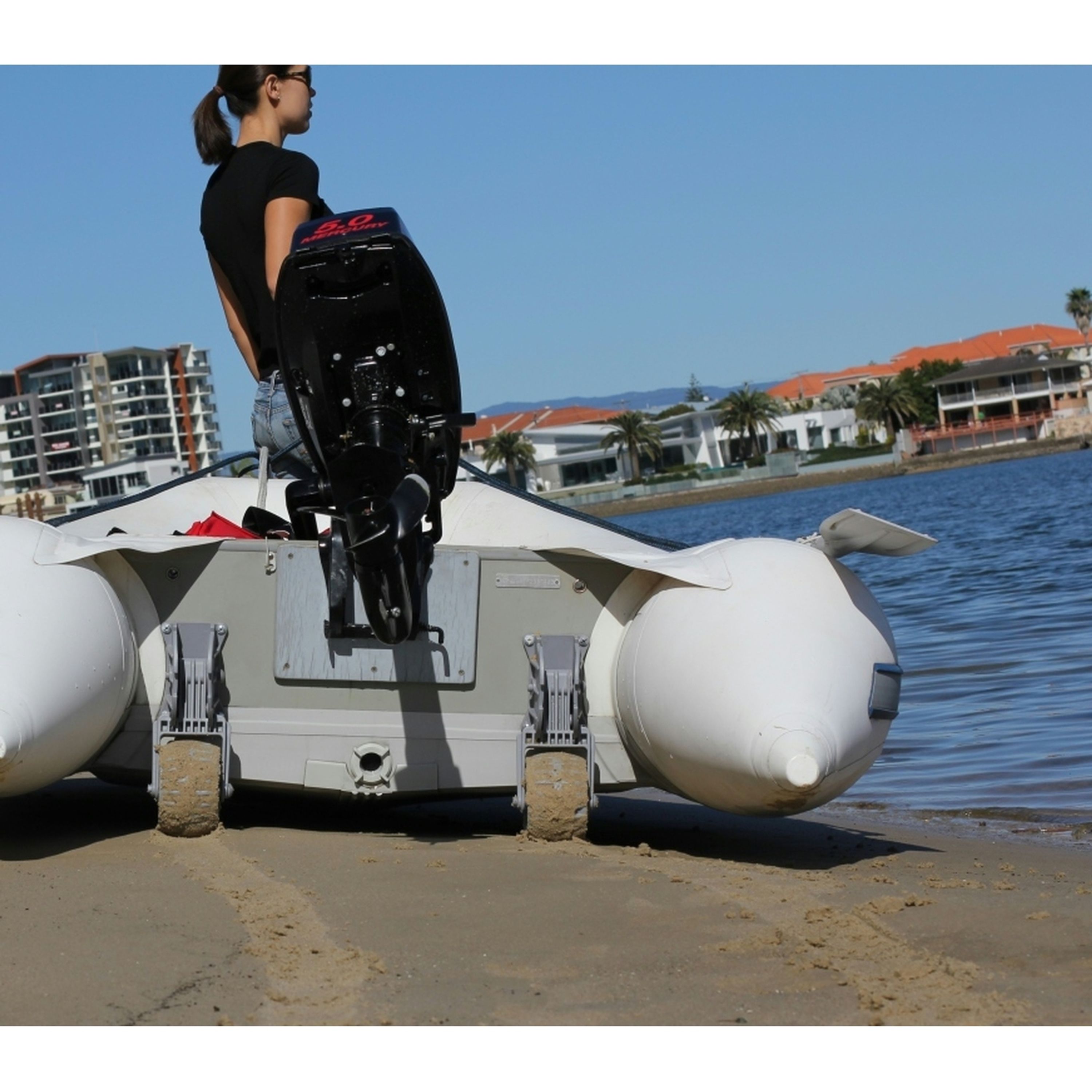 Retractable Boat Wheels
