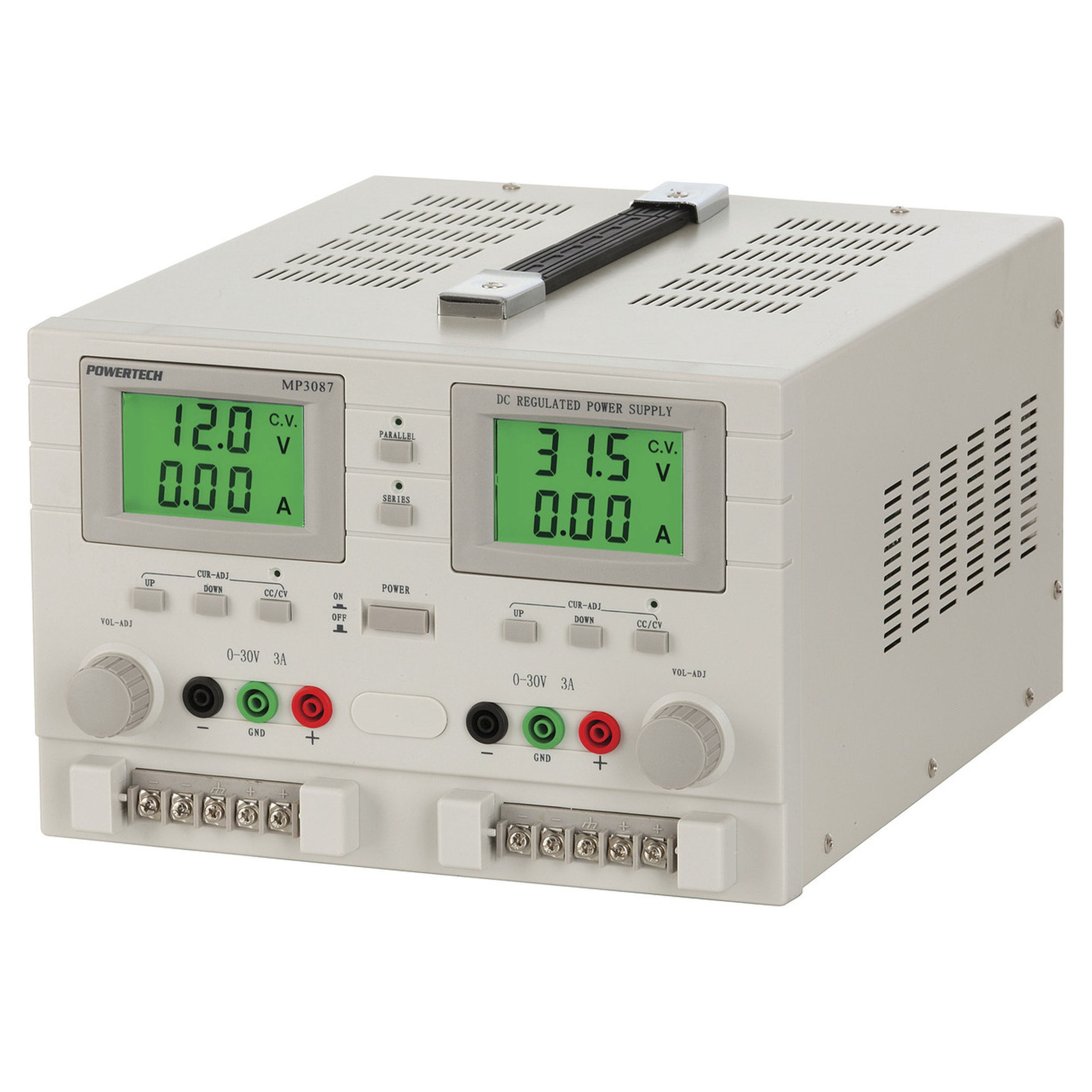 0 to 31.5 VDC Dual Output, Dual Tracking Laboratory Power Supply