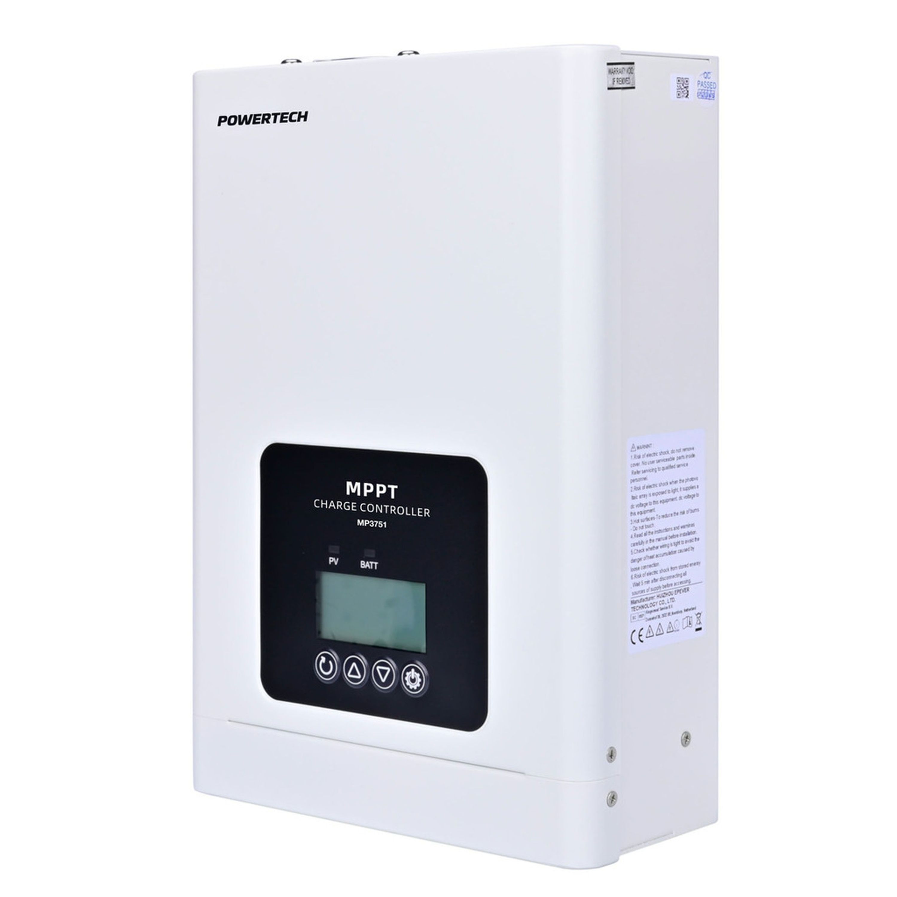 60A MPPT Solar Charge Controller for Lithium or SLA Batteries with Fan