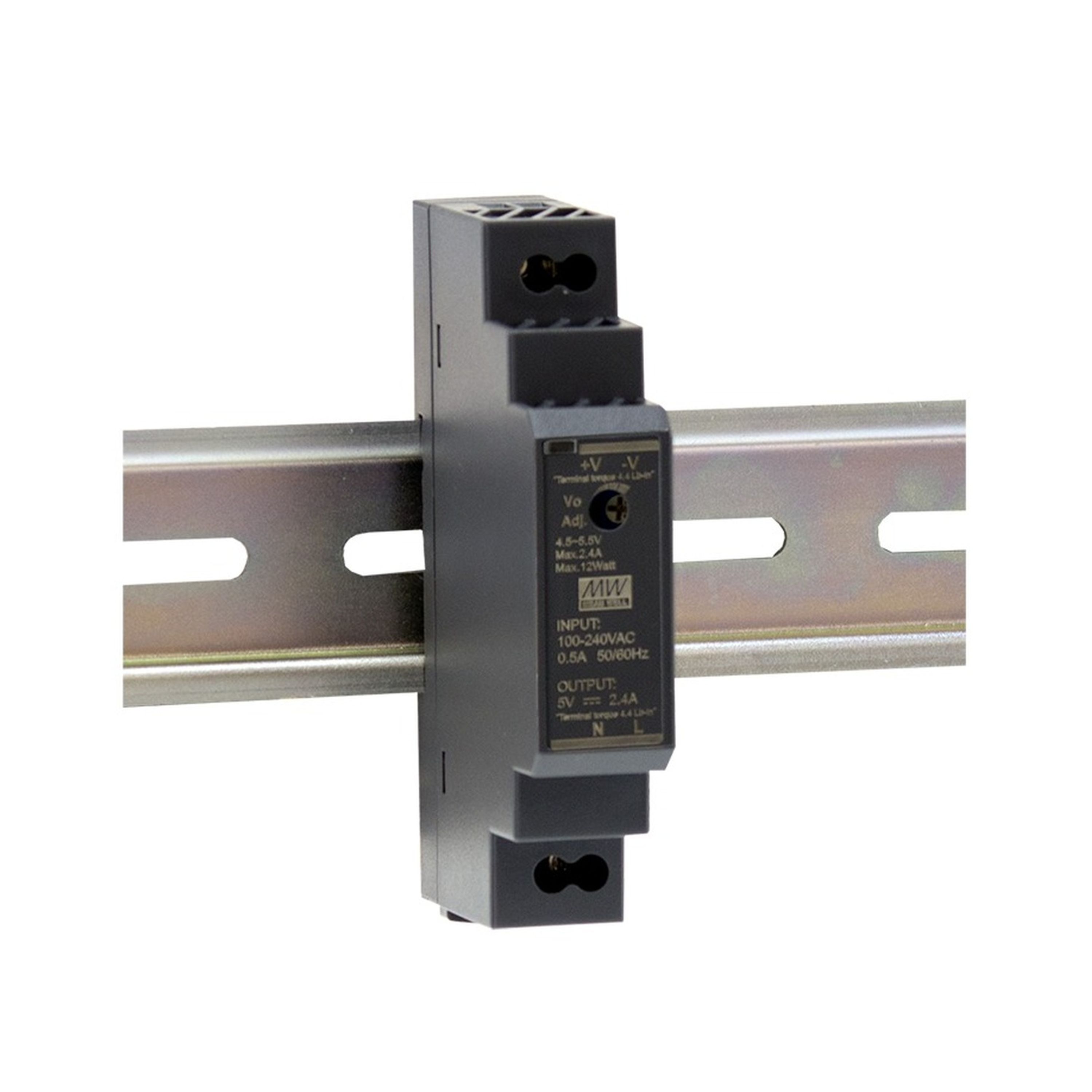 Mean Well 15W Rail Mount Switchmode PSU 24VDC 0.62A