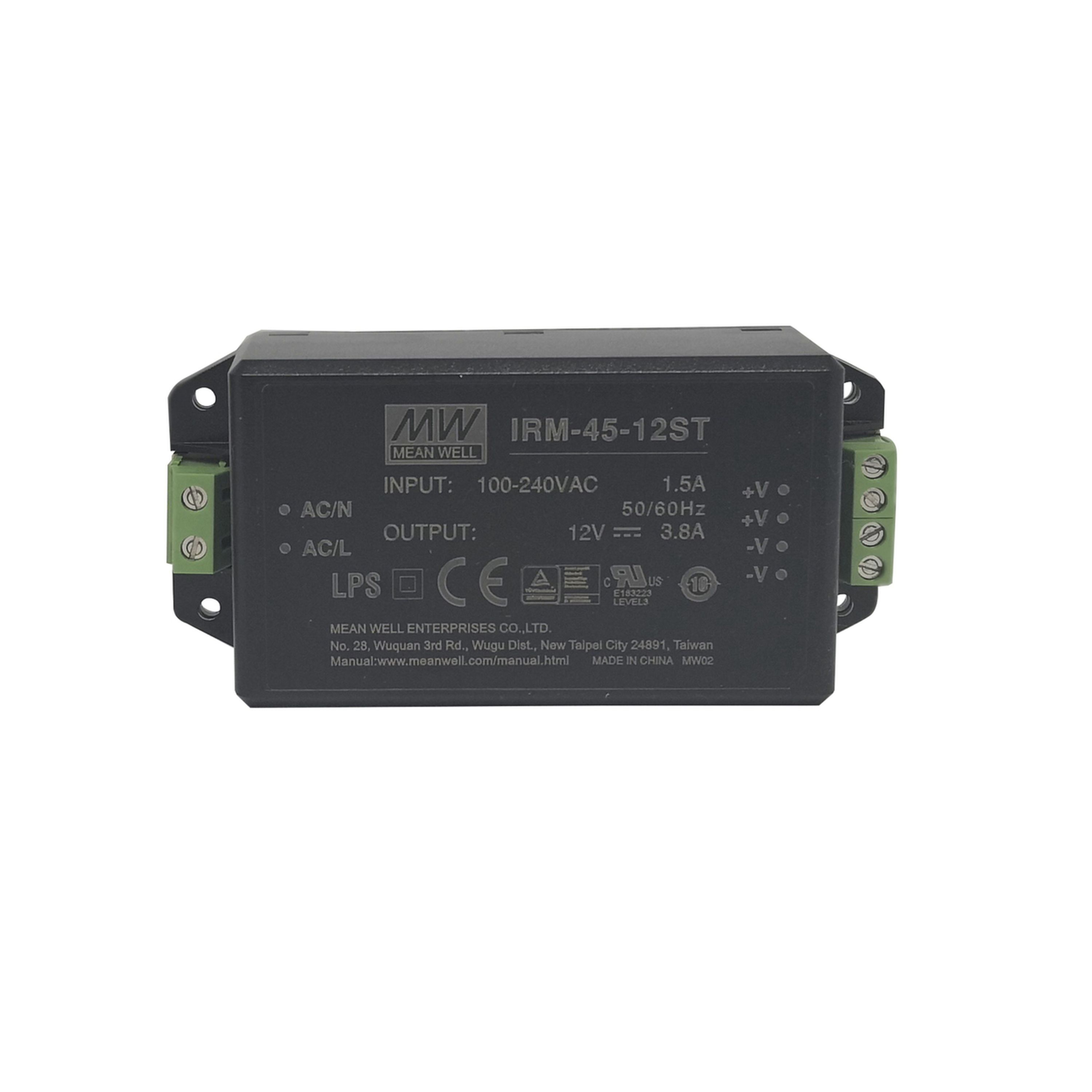 PSU ENC MINI 12V 3.8A 45W MW IRM-45-12ST
