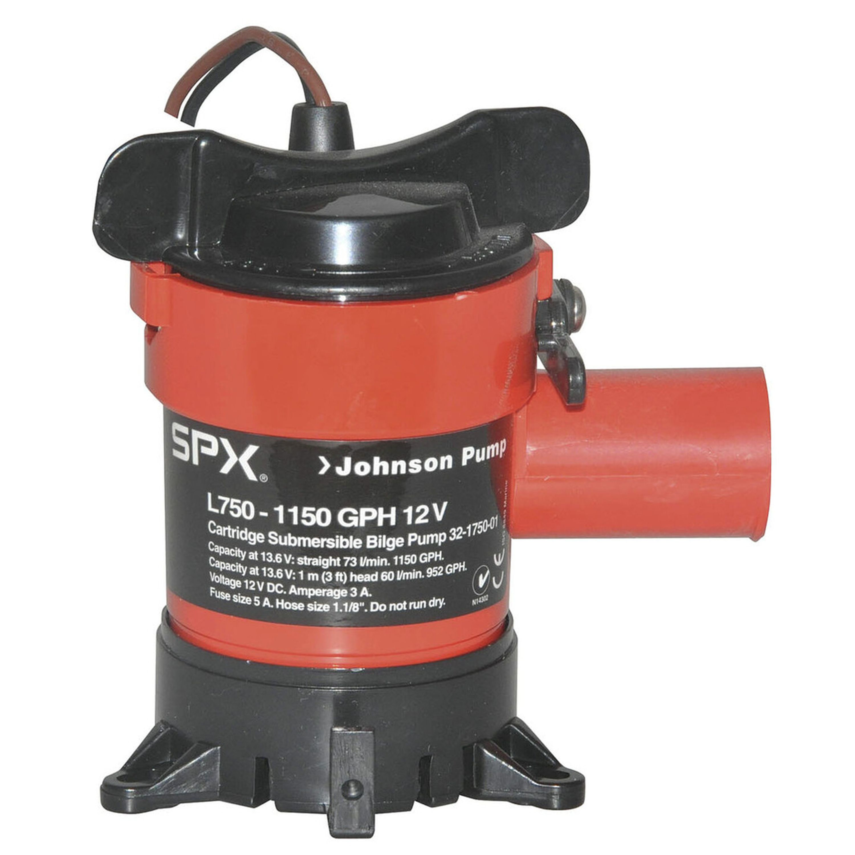 Johnson Cartridge Series 1250GPH 12V Bilge Pump