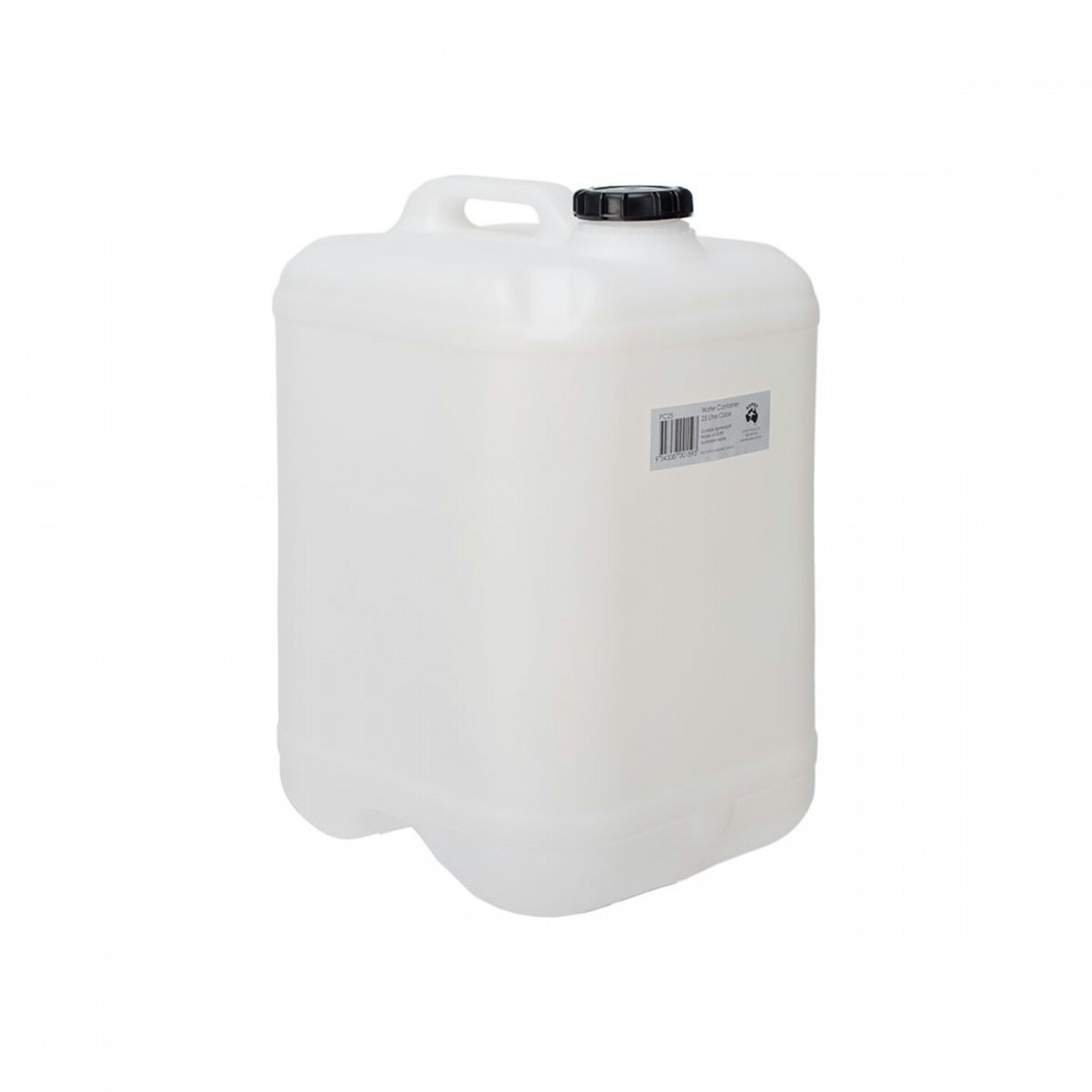 25L Plastic Water Cube - Clear