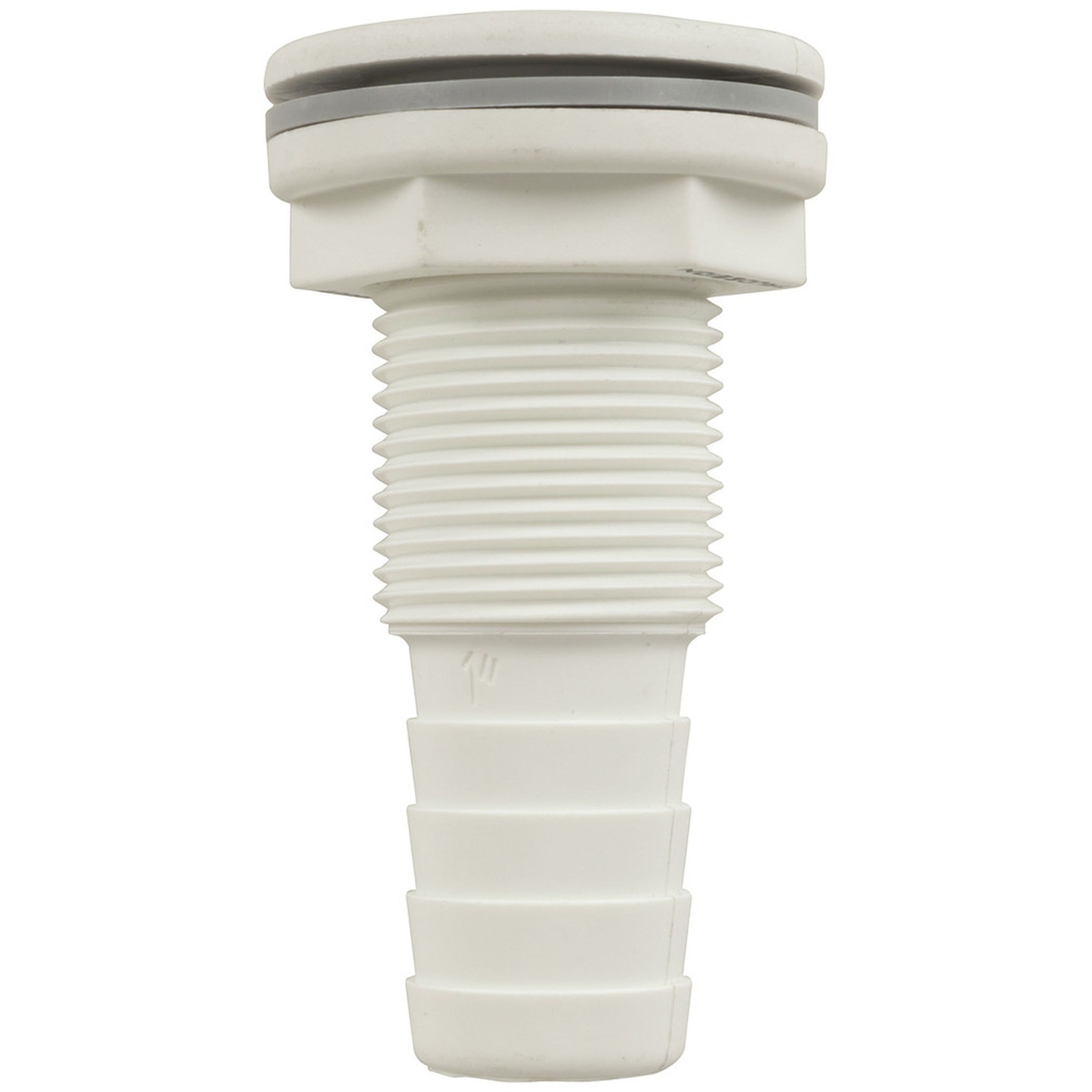 Skin Fitting Threaded with Barbed Tails - 1in 25mm Tail Int. Dia 18mm