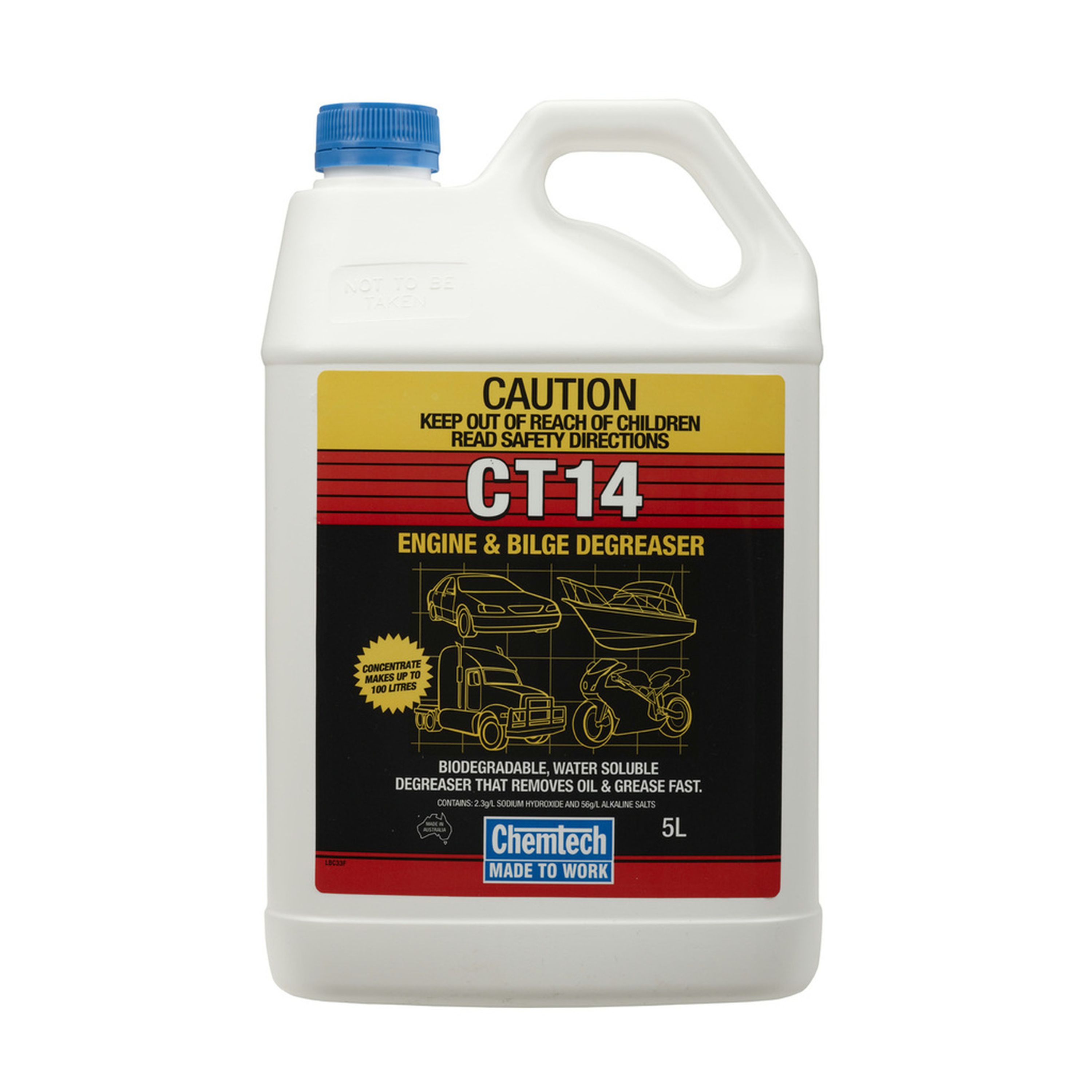 Chemtech CT14 Bilge and Engine Cleaner 5litre