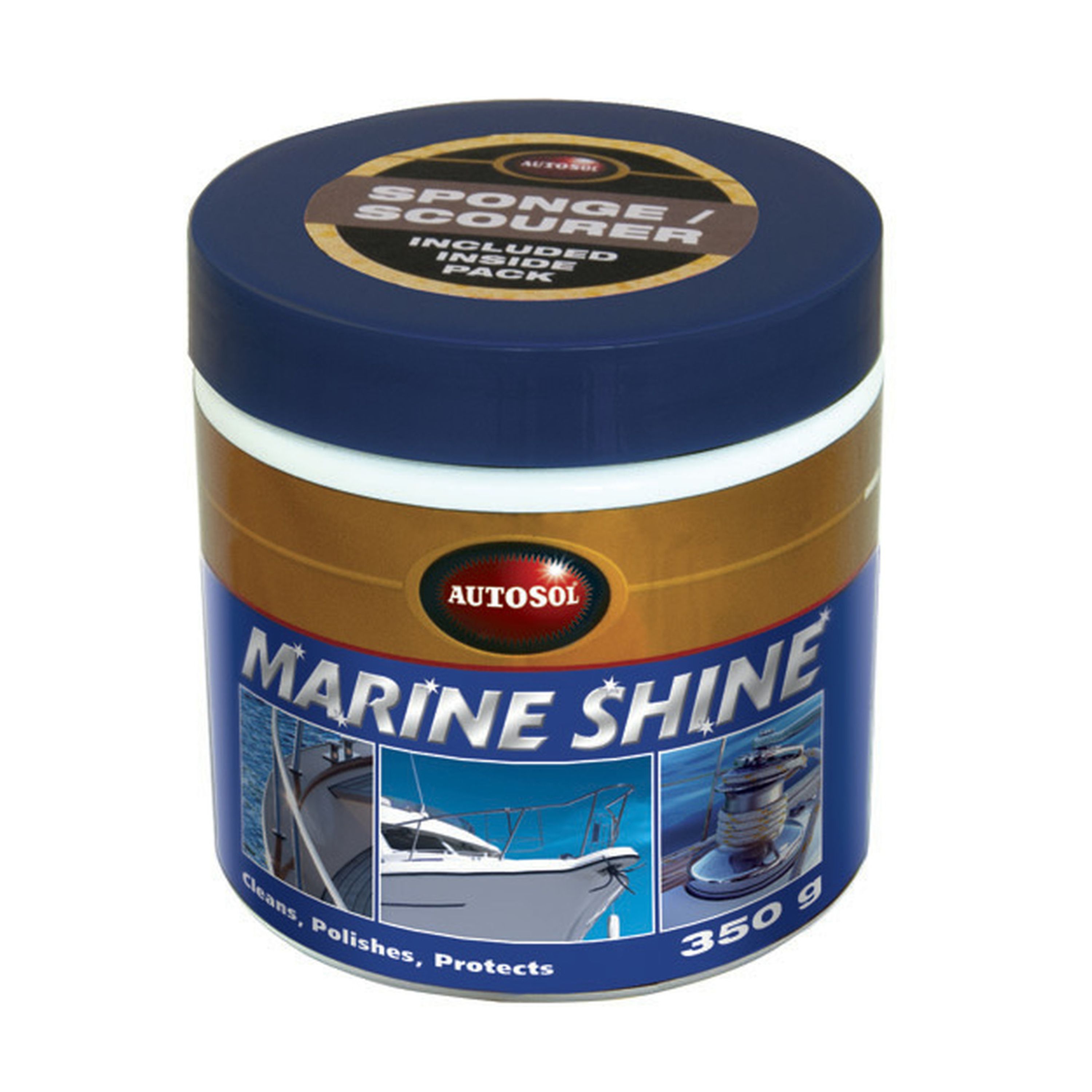 Autosol Marine Shine Metal and Fibreglass Polish 350gm