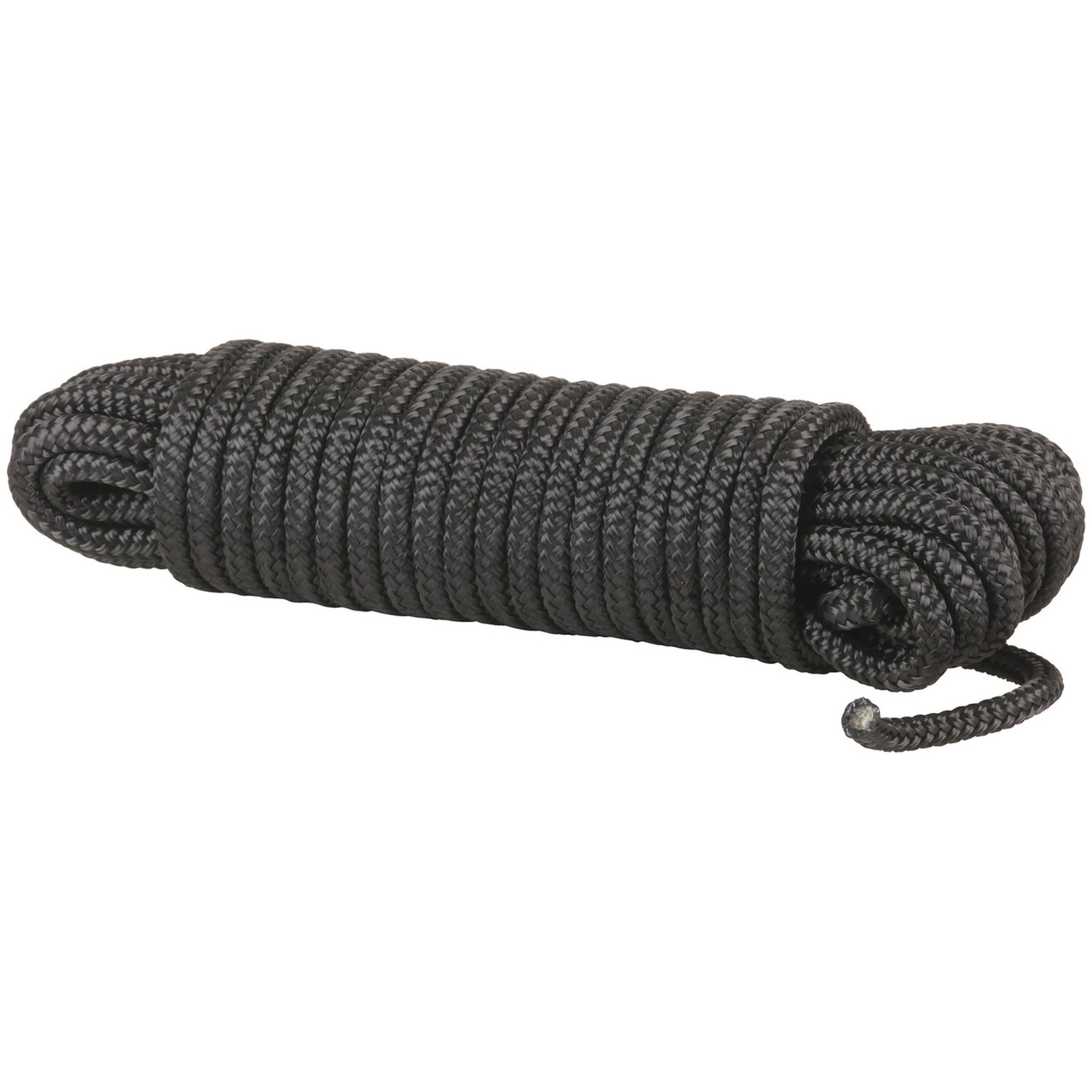 Double Braided-Polyester - 8mm Black 15M