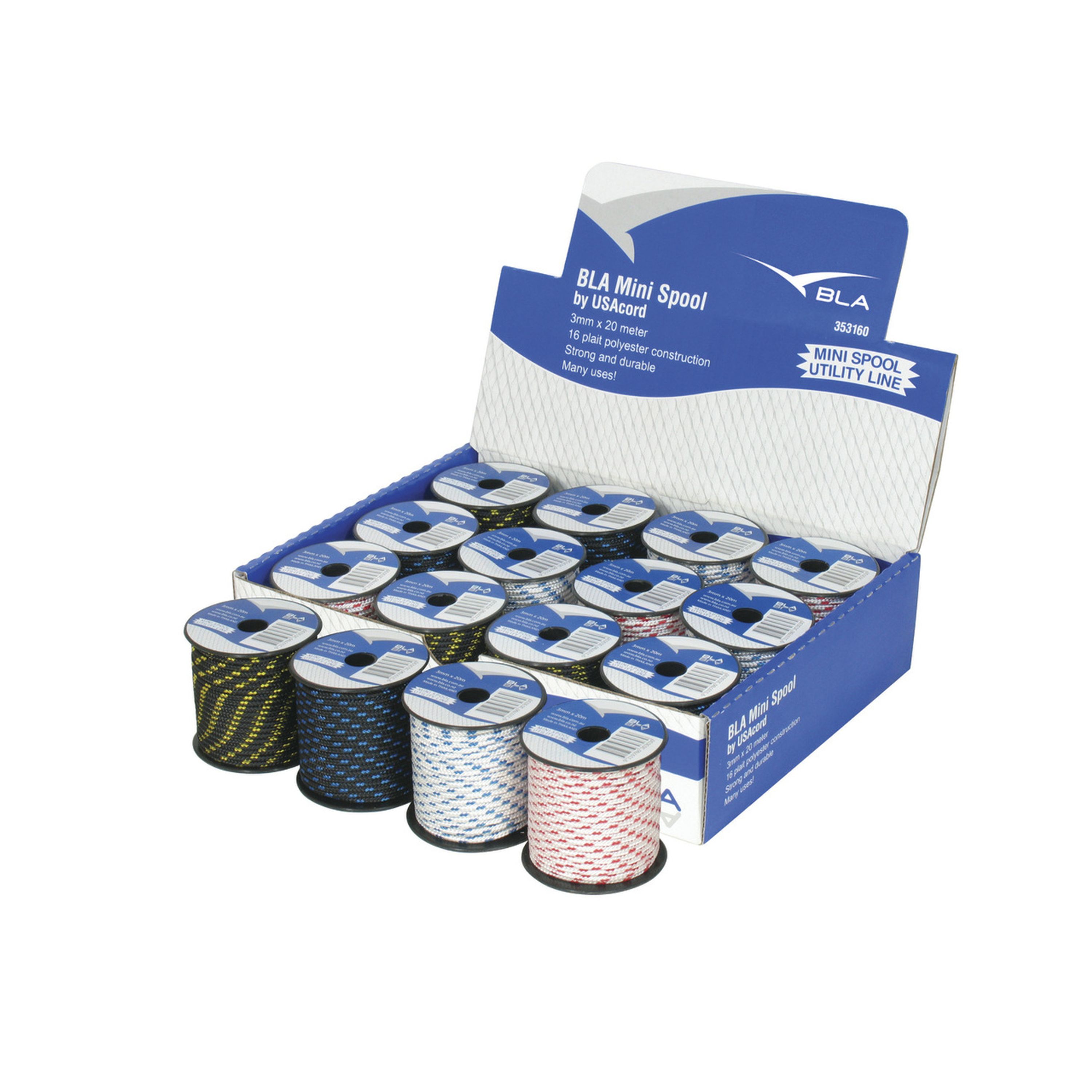 Polyester Cord 3mm Utility - 3mm x 20m