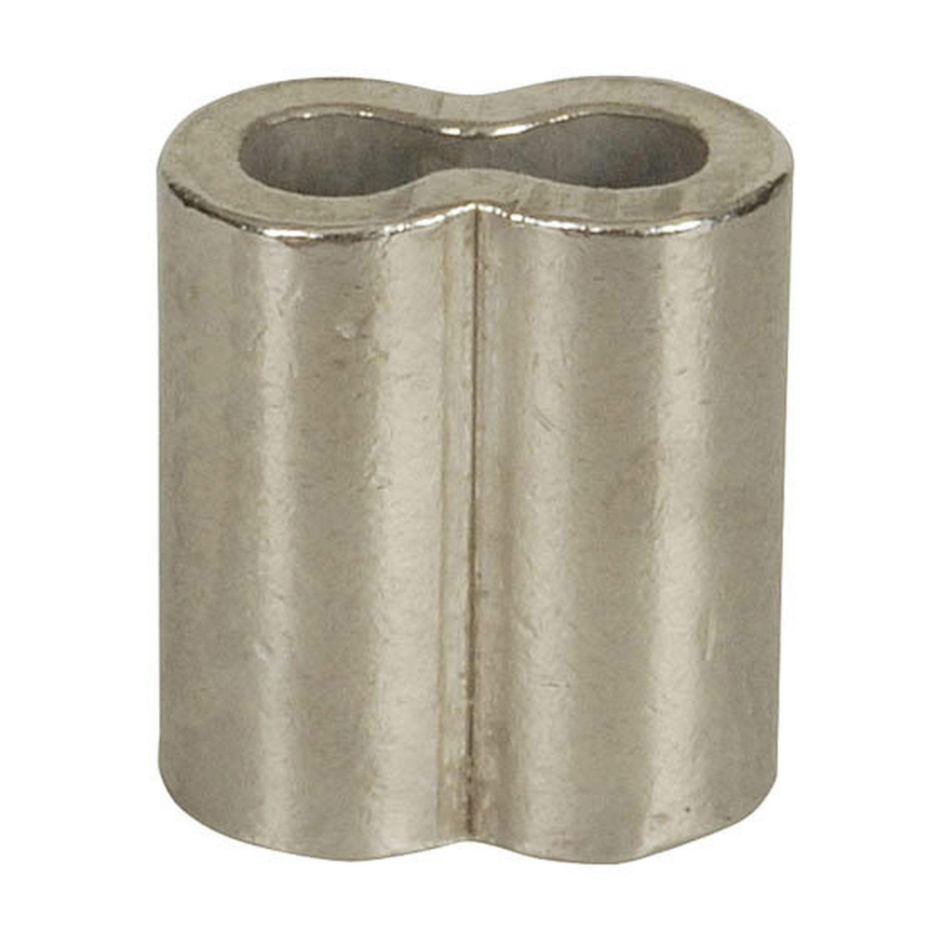 Nickel Plated Pure Copper Swages - 5.0mm Wire Rope dia
