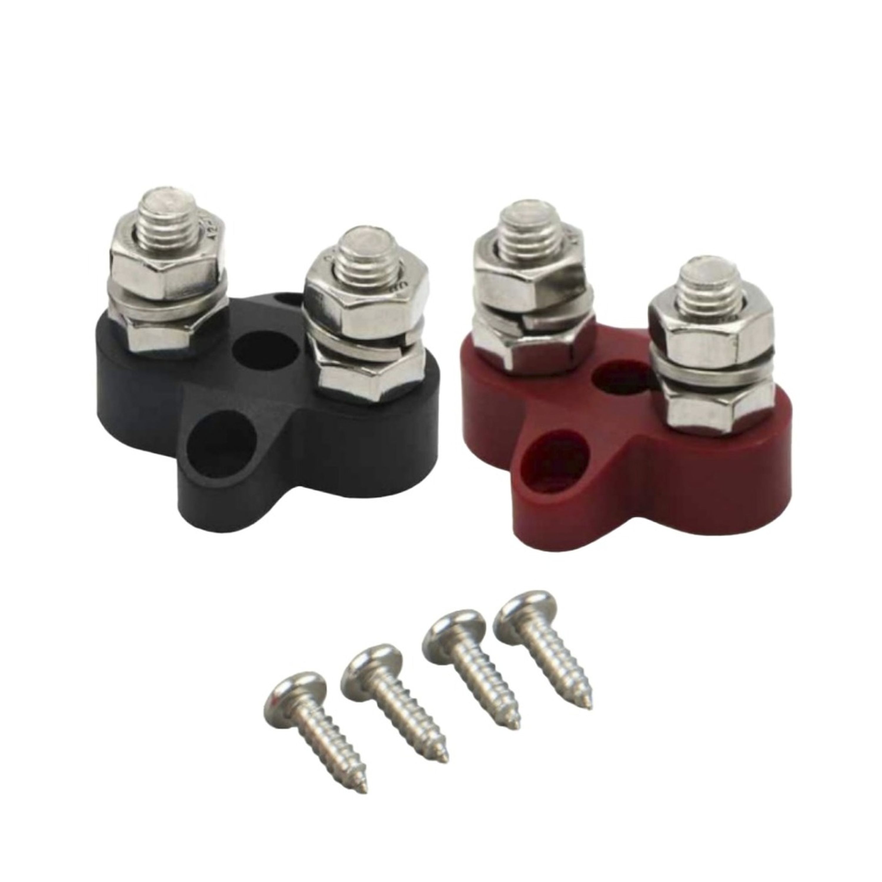 Victron Energy Dual Terminal Stud M8-linked set (1 red/1 black)