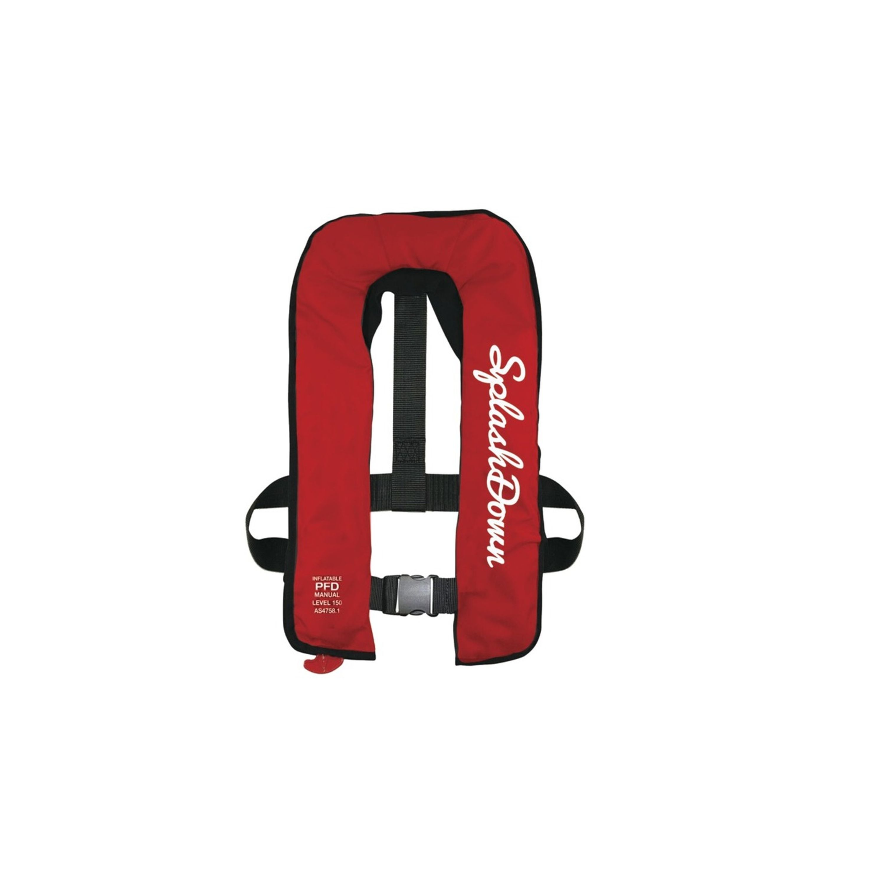Splashdown L150 Manual Inflation PFD - Red
