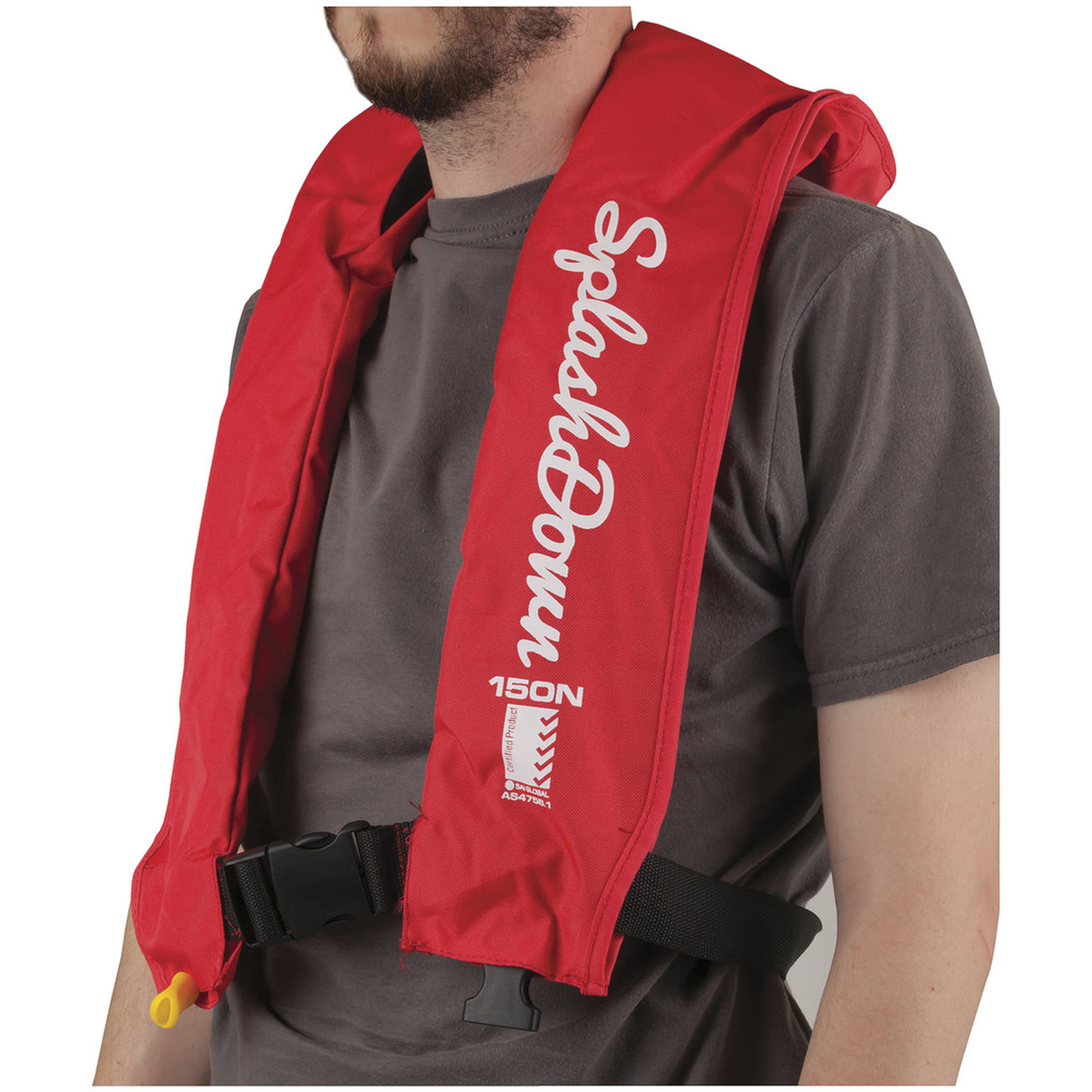 Splashdown 150 Manual Inflate PFD - Red