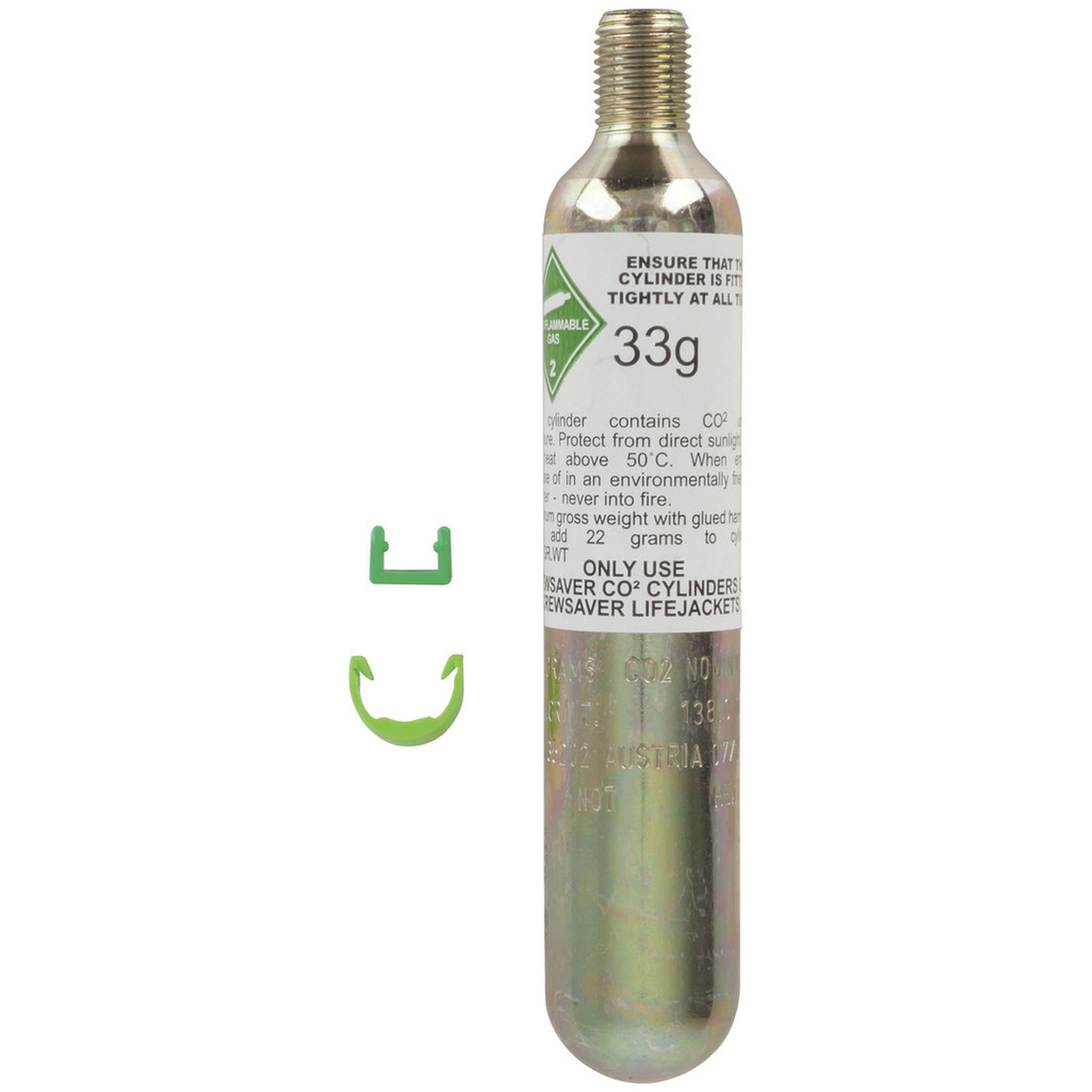 33g Manual Recharge Kit for Crewfit 165 Sport cylinder only