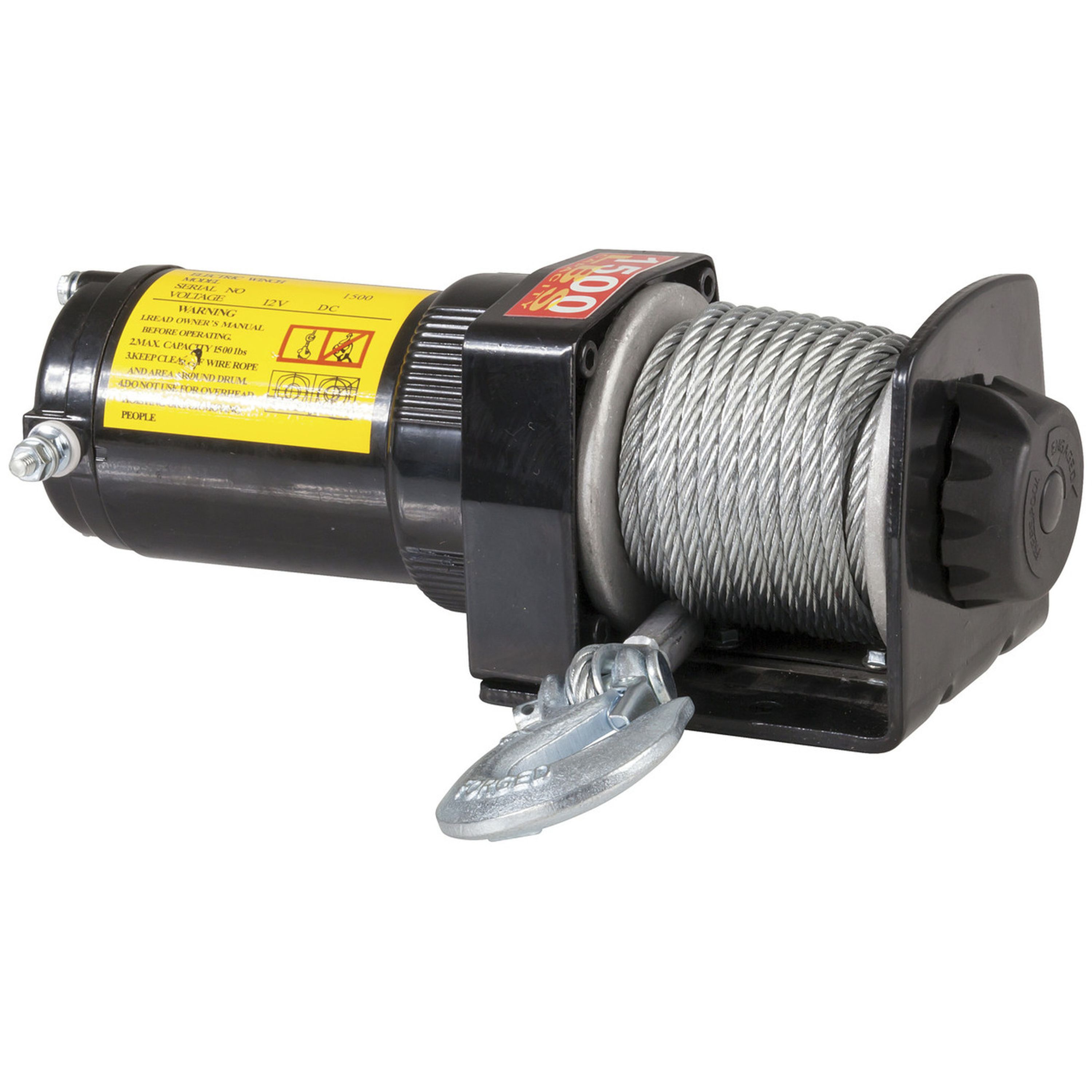 1500lb Electric Winch with Remote