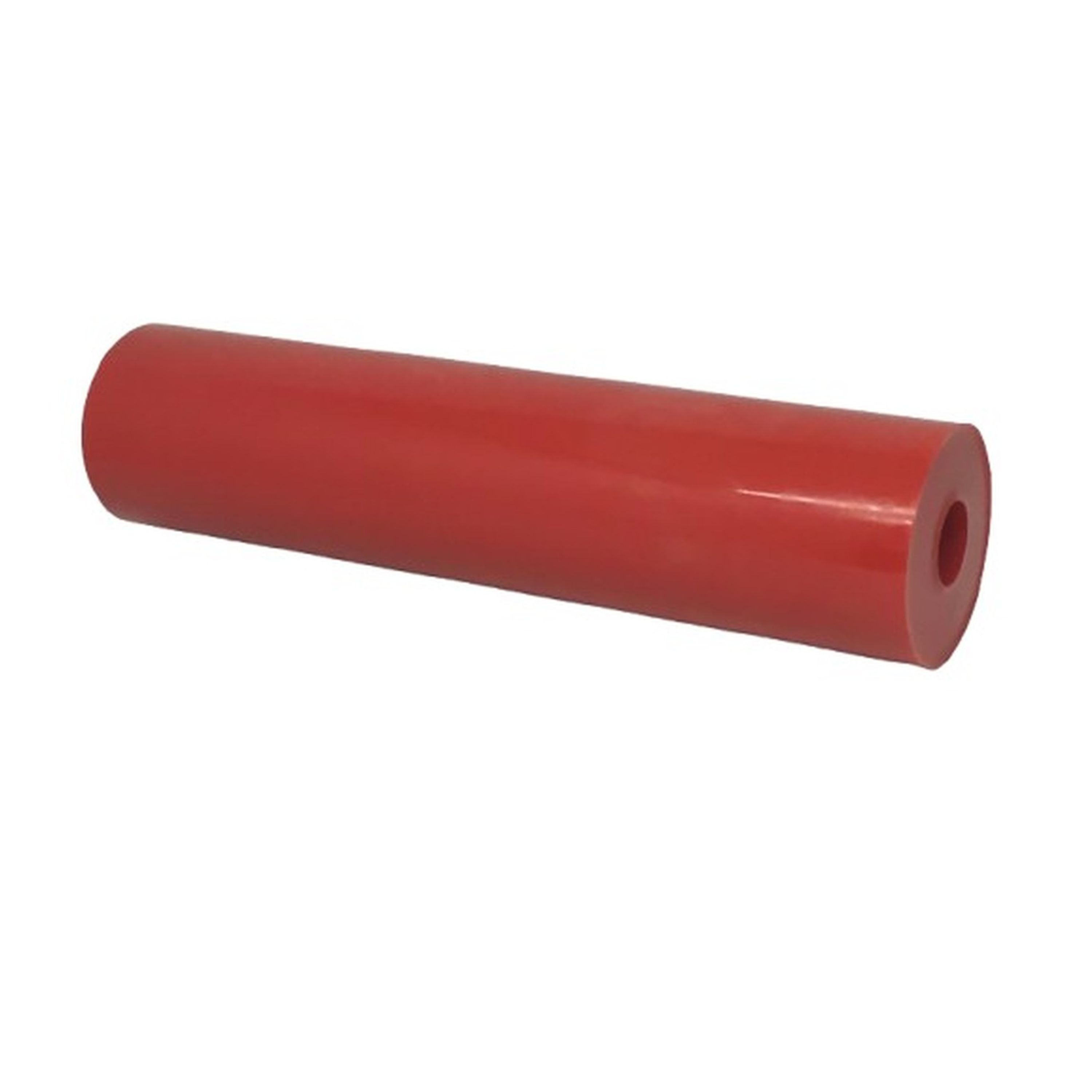 12in Flat Bilge Roller Red with 25mm Bore