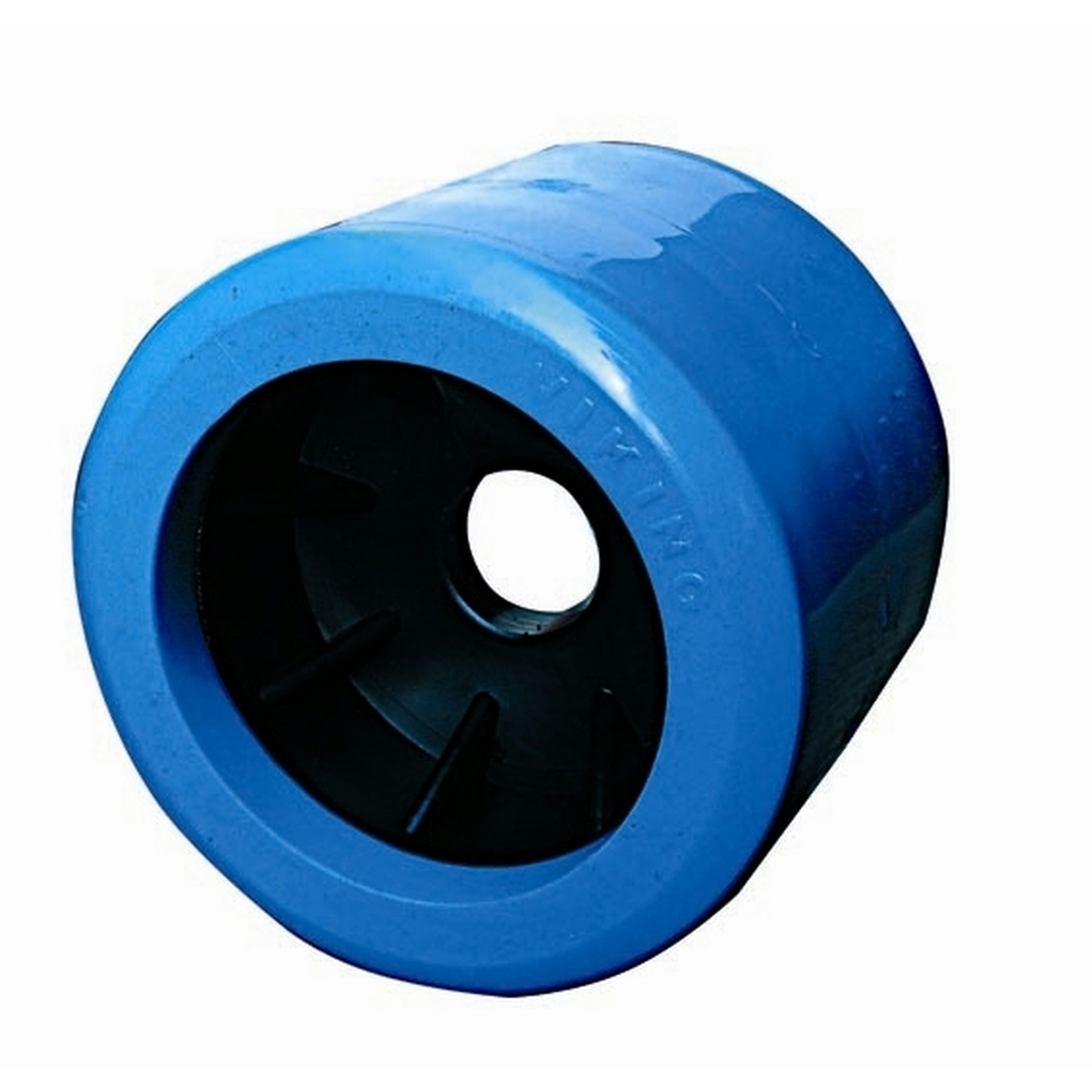 4in x 4in Wobble Roller Blue with 19mm Bore