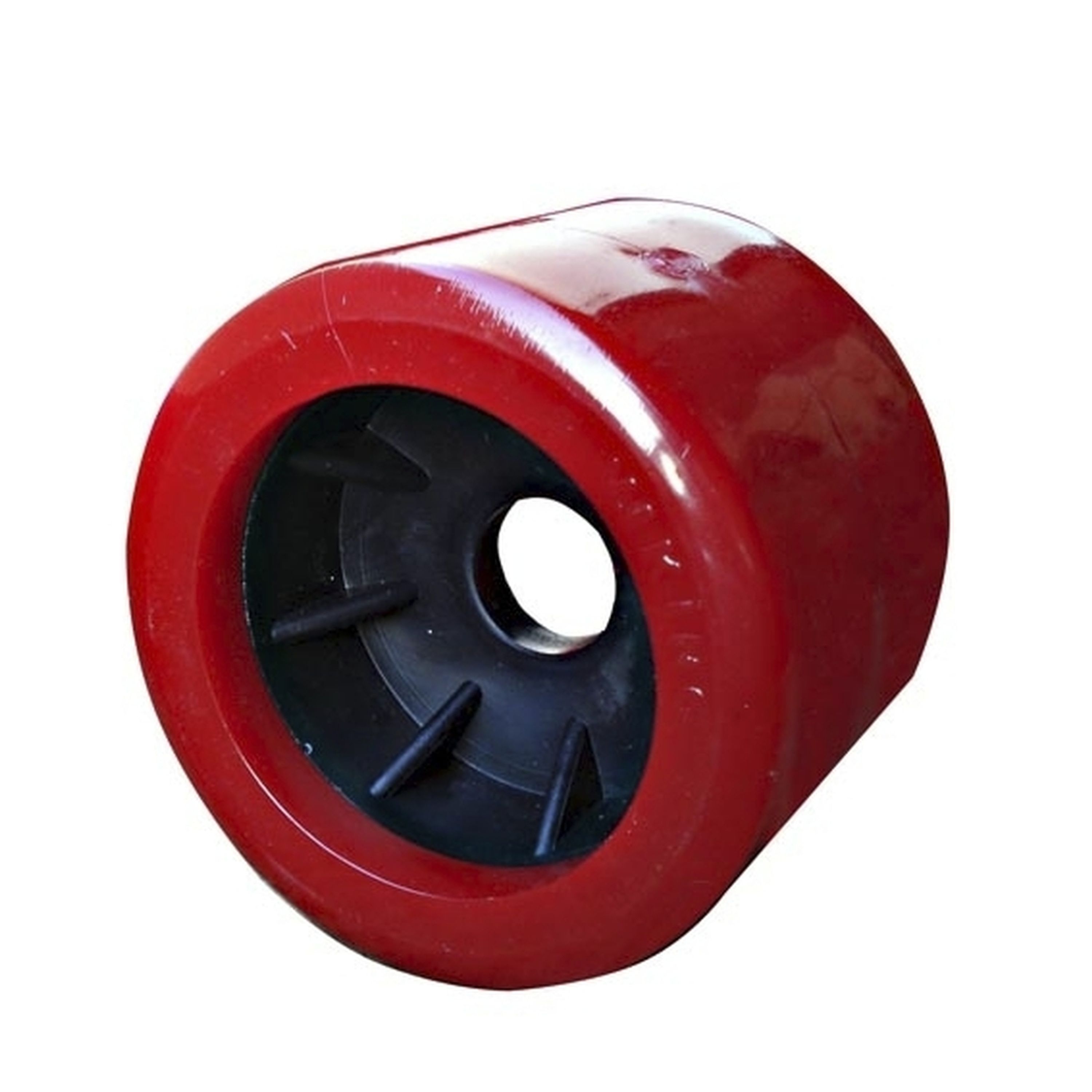 4in x 4in Wobble Roller Red with 26mm Bore